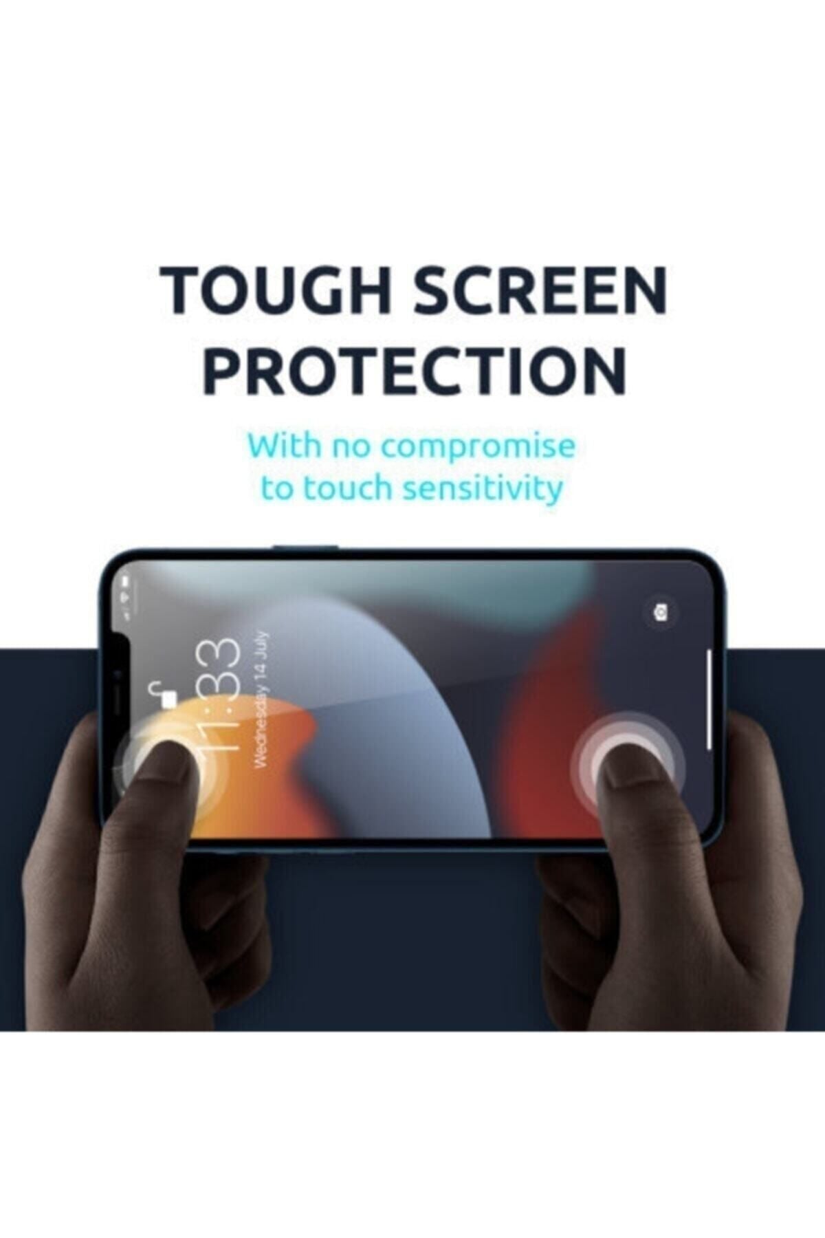 IPHONE 13 Compatible Cam Privacy Ghost Full Covering Screen Protector