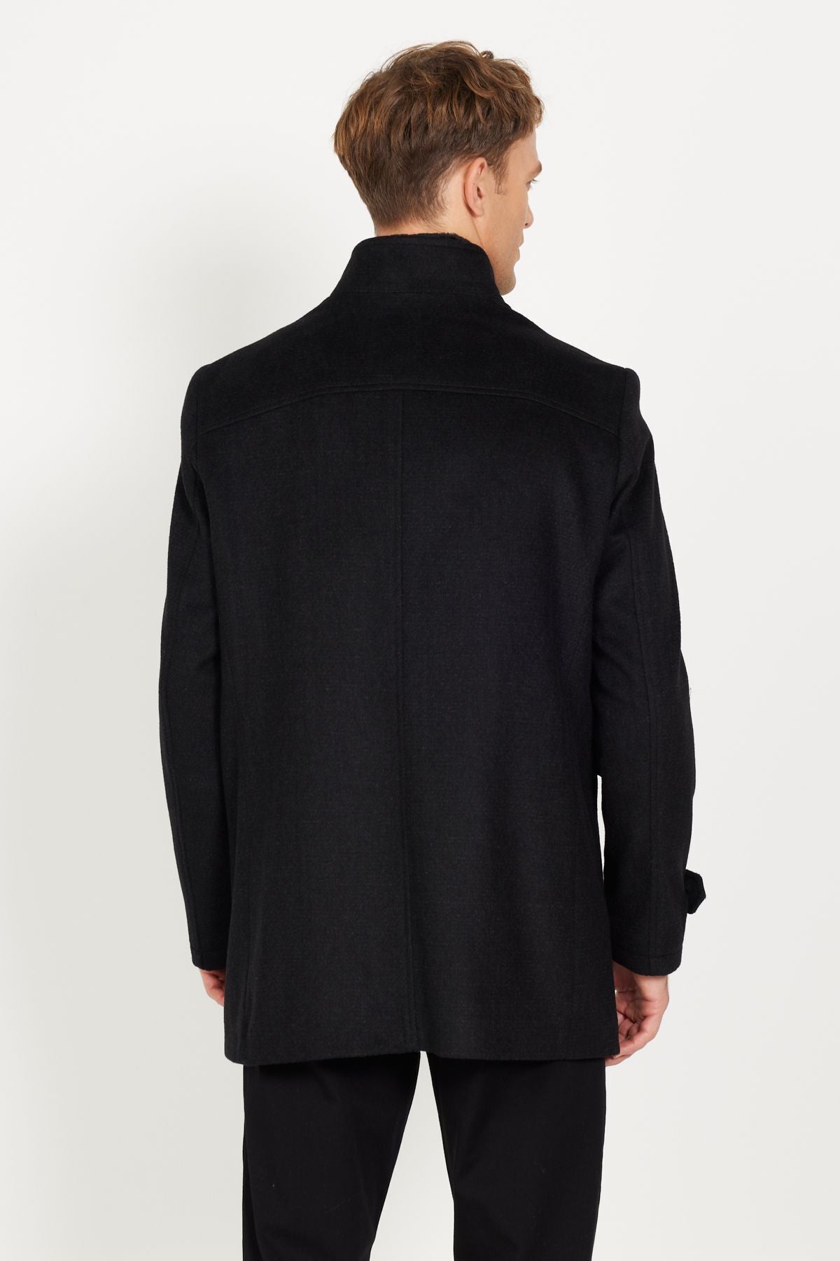 Altınyıldız Classics Black Men's Coat 4a0524100008