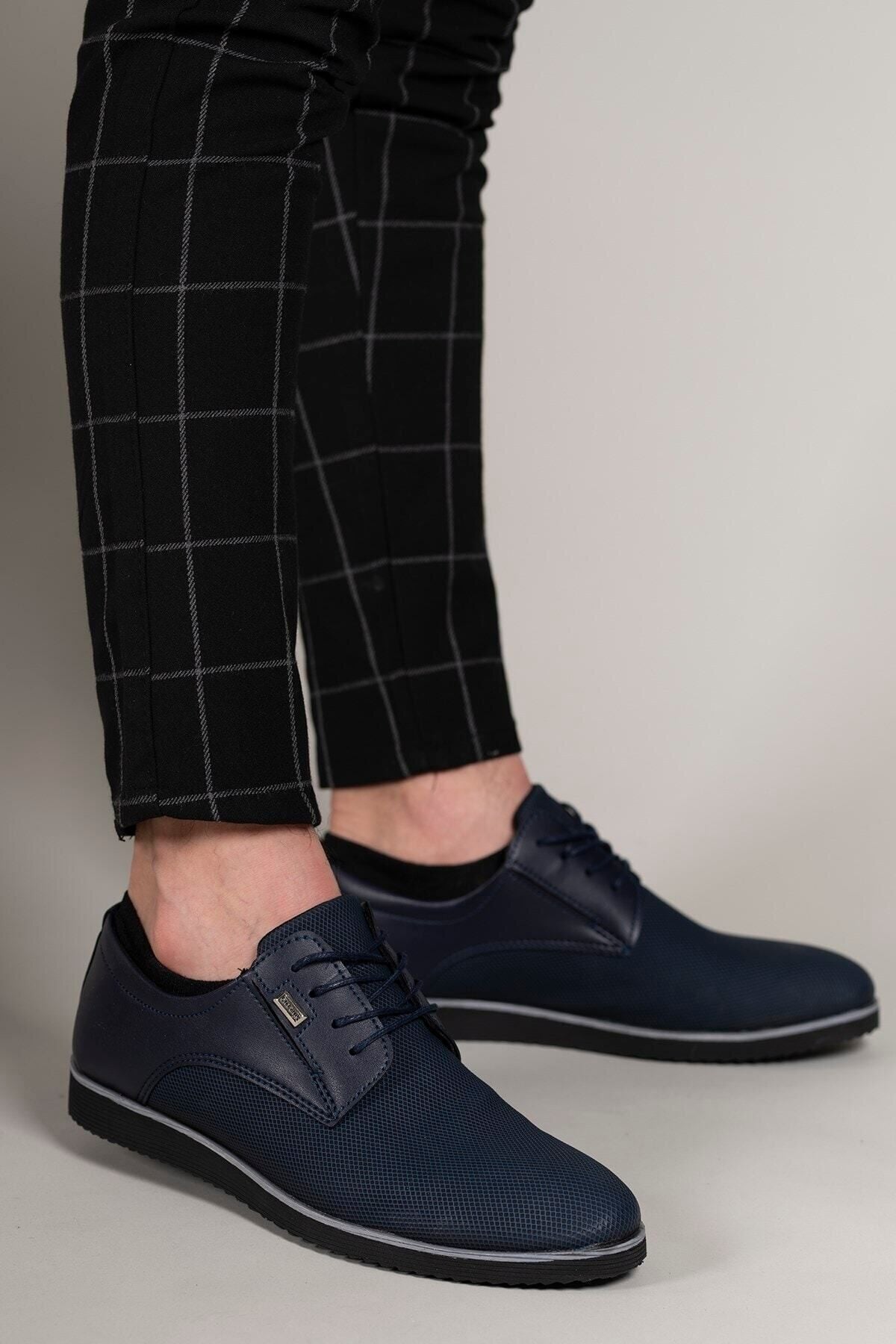 Navy Men's Casual Shoes 0012682