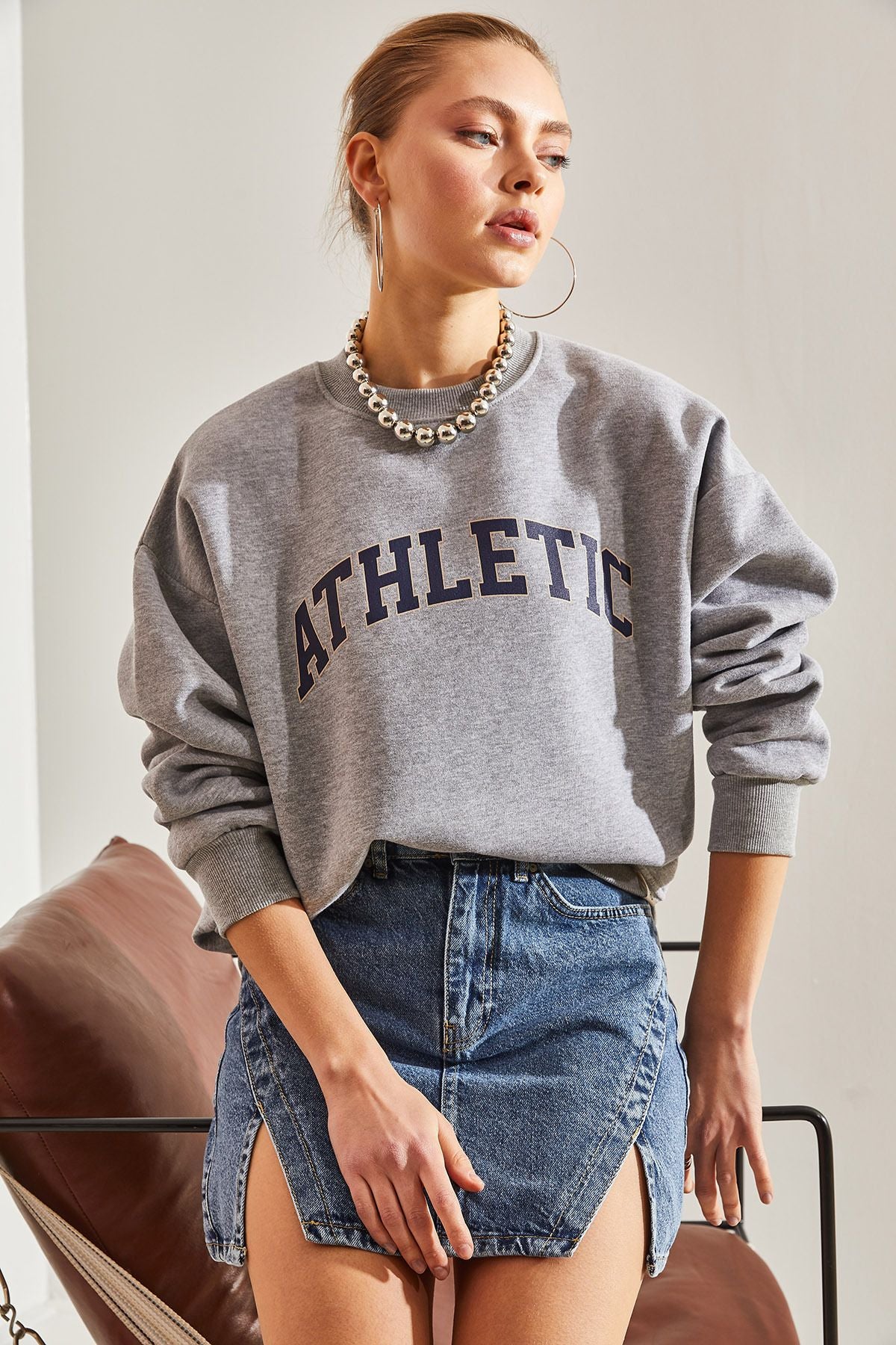 WOMEN'S ATHLETIC PRINTED THREE YEAR SWEATSHIRT