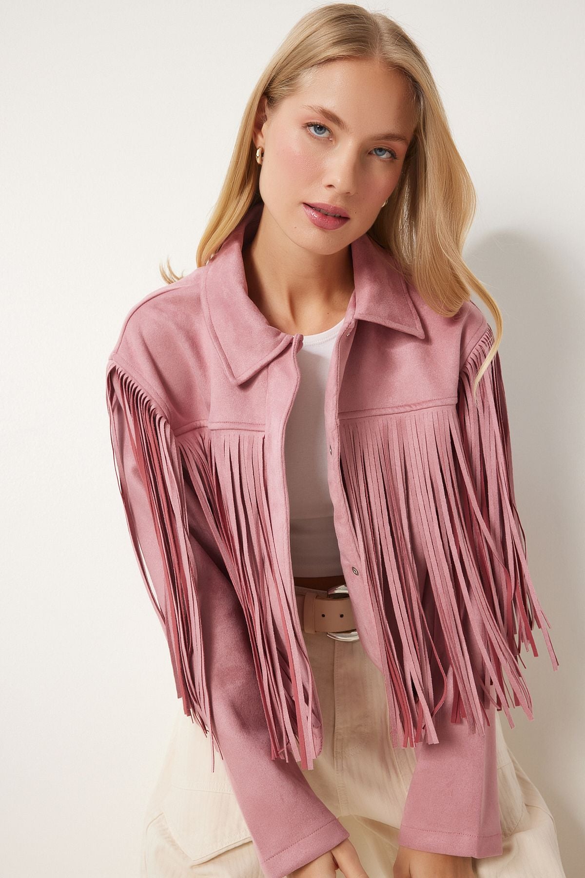 WOMEN'S ROSE DRY SHIRT GRASTER SUET SUET JACKET DP00222