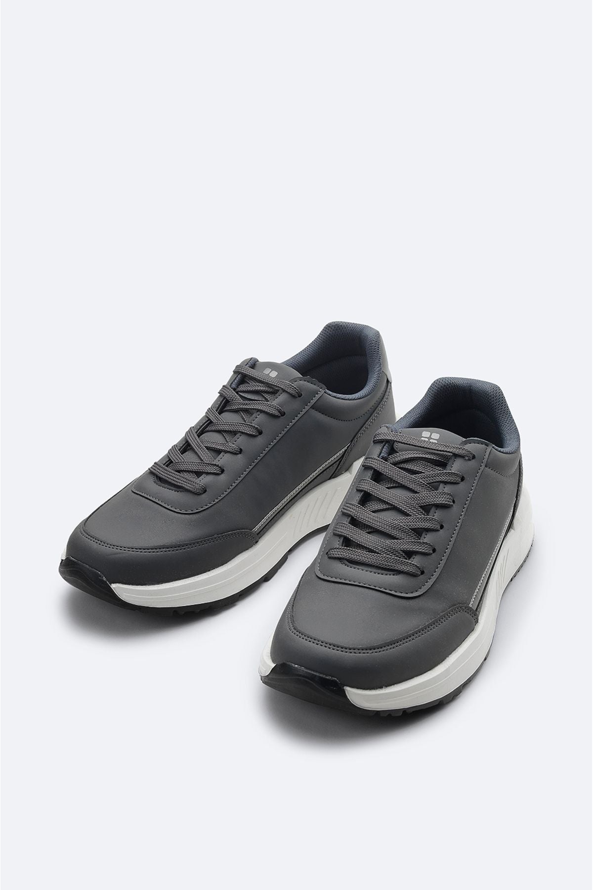 Men's anthracite fragmented flexible base sneaker shoes A31y8024