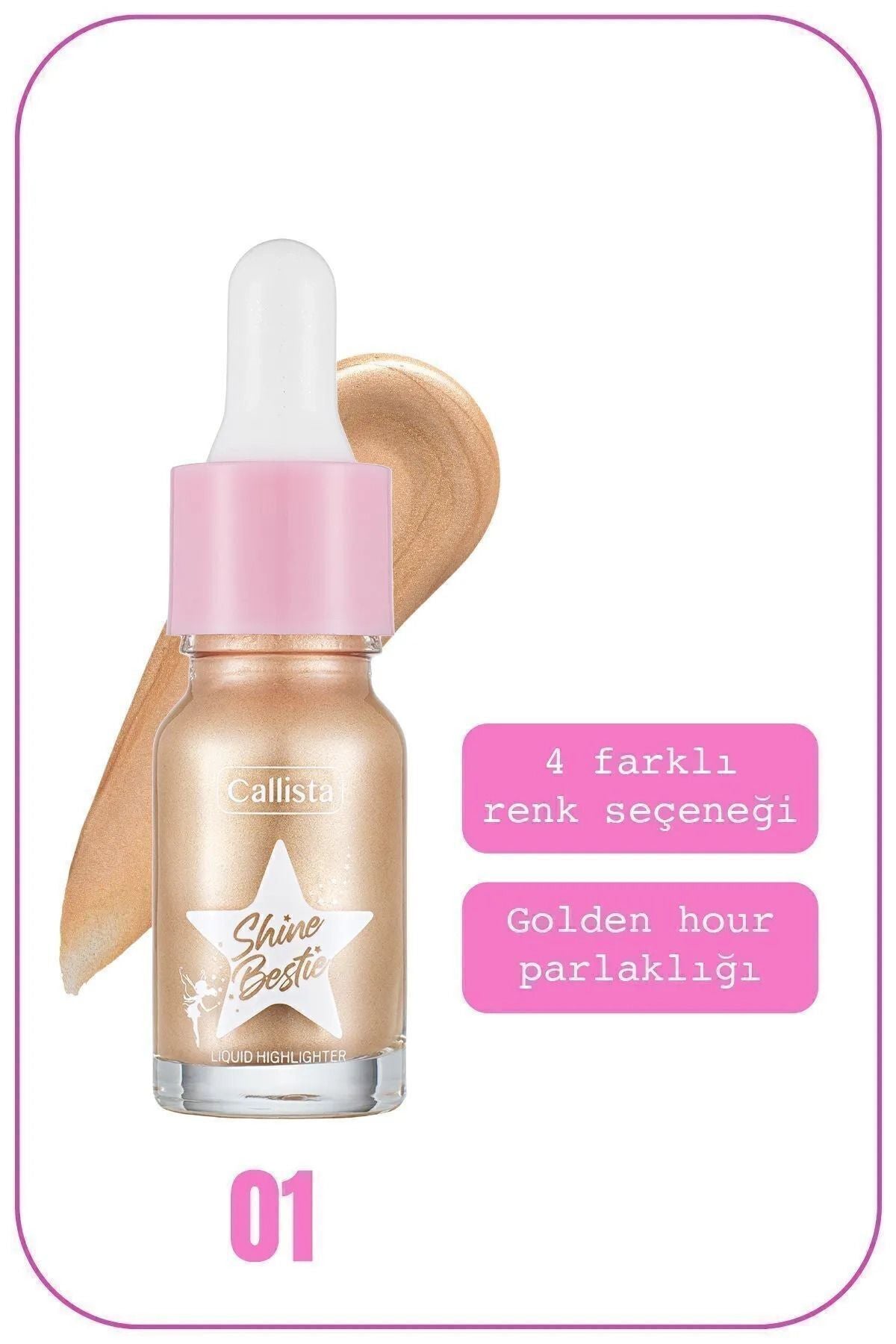 Shine Bestie Highlight Liquid Lighting Liquid - 01 Glam Pixie