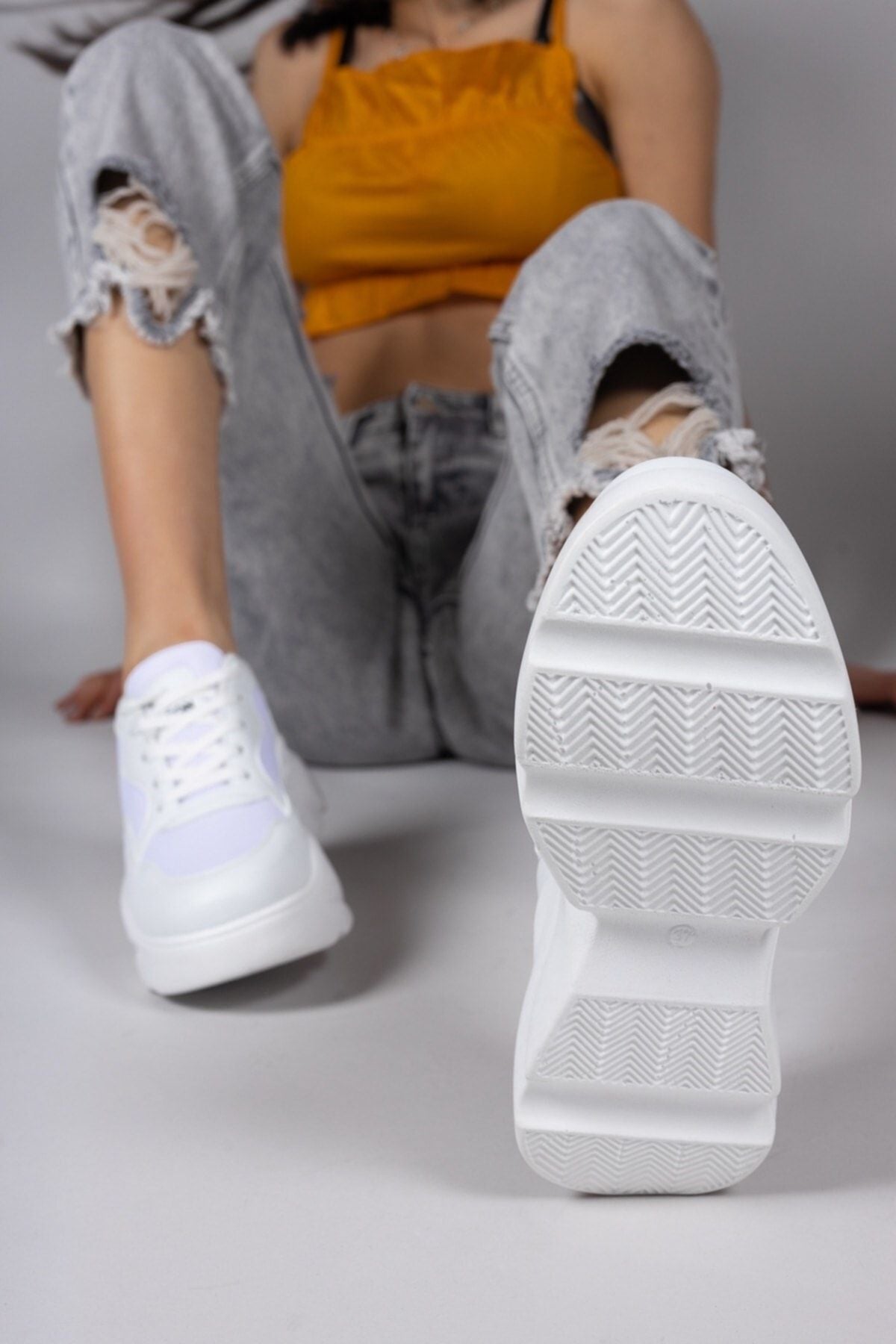 White Woman Sneaker 0012243