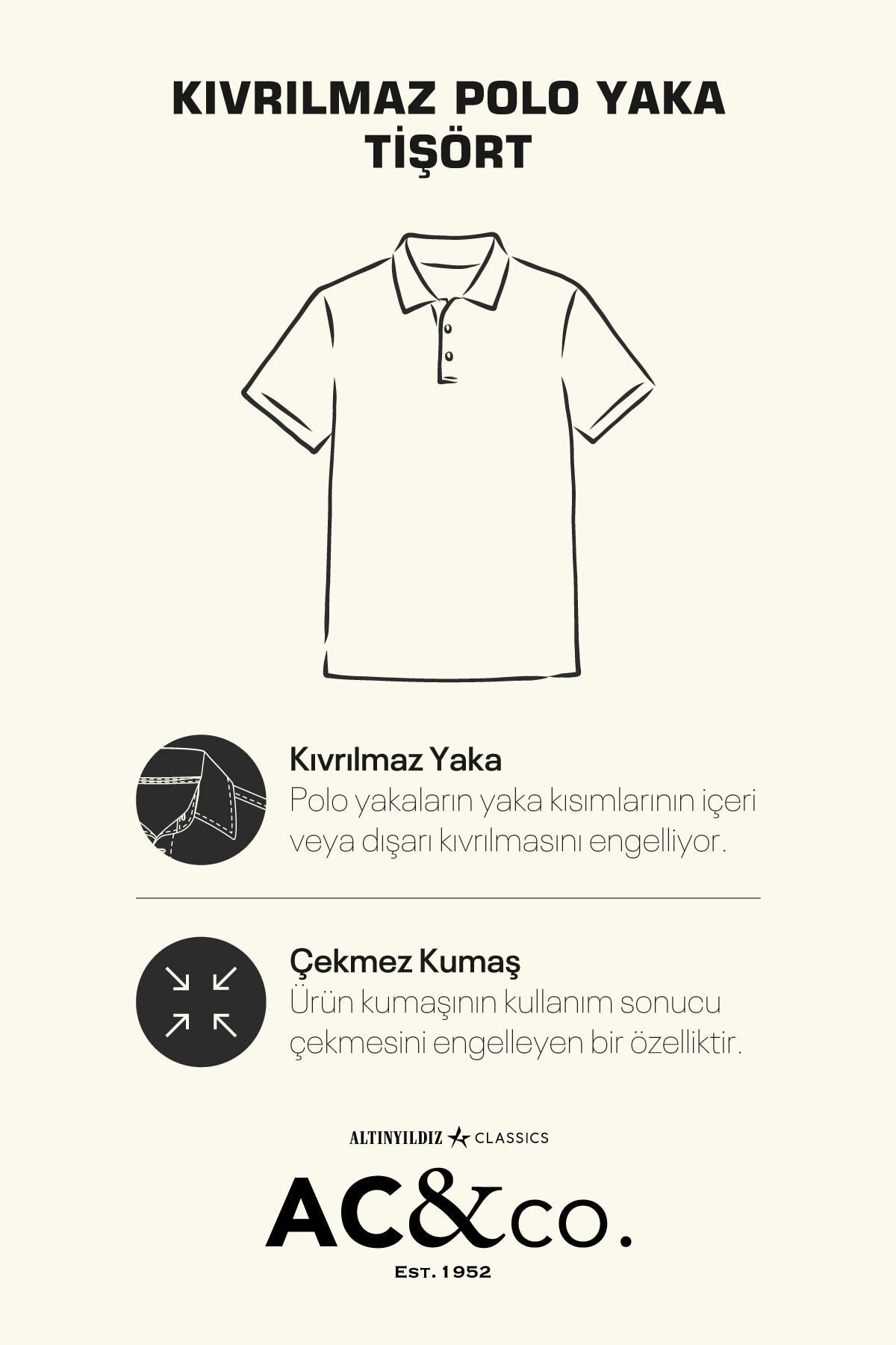 Erkek Çekmeyen Pamuklu Kumaş Slim Fit Dar Kesim Lacivert Kıvrılmaz Polo Yaka Tişört