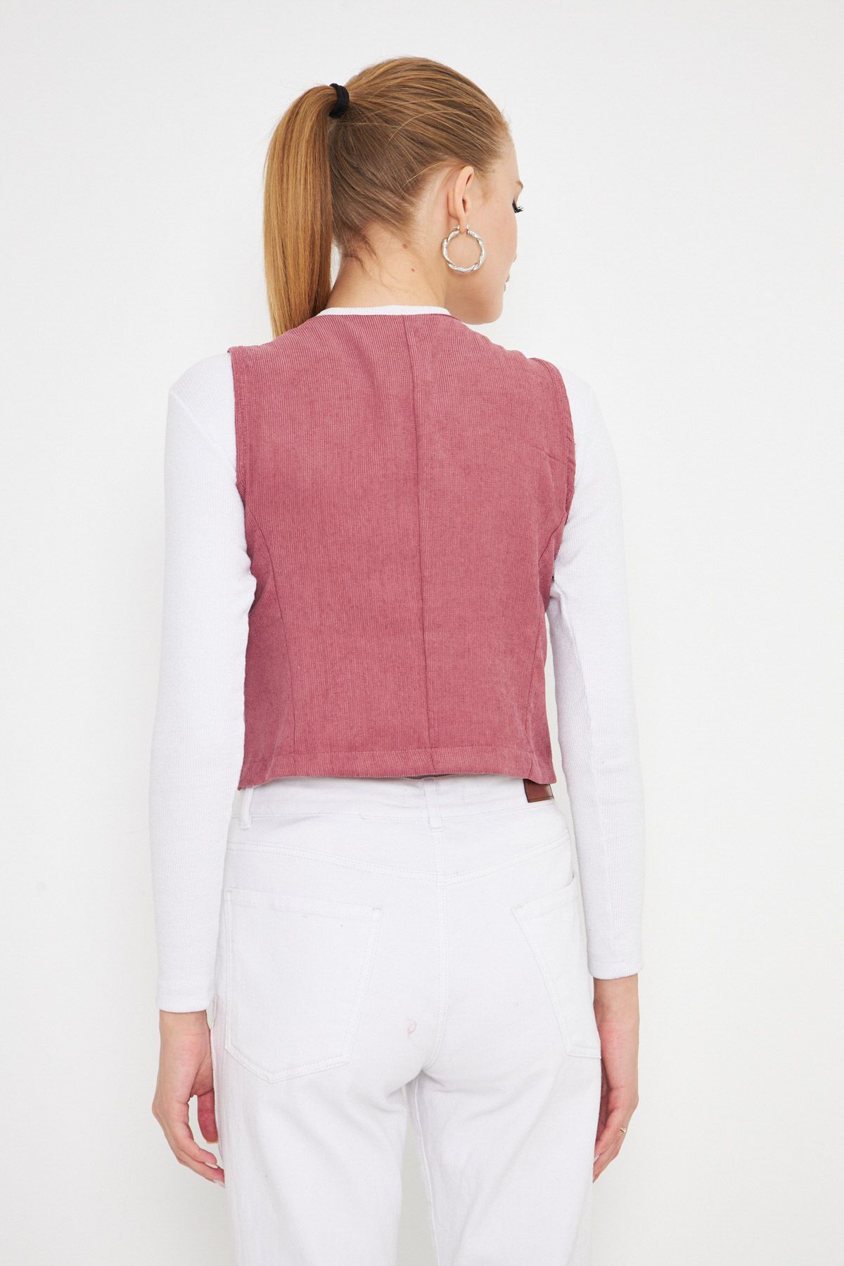 WOMEN'S ROSE DRY V YAKA FINE VELFE VEST VEST ARM-25K001008