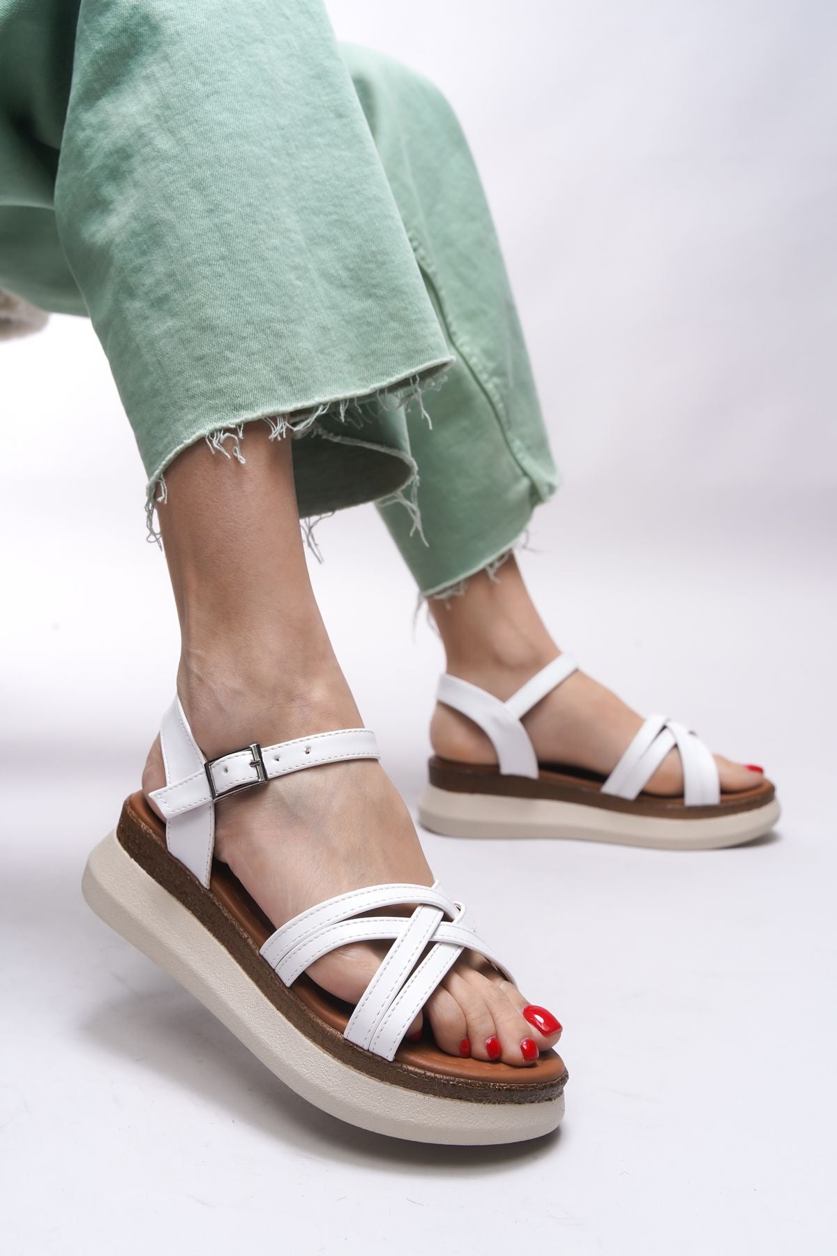 QuELARTHA WOMEN SANDALT 0012601 WHITE