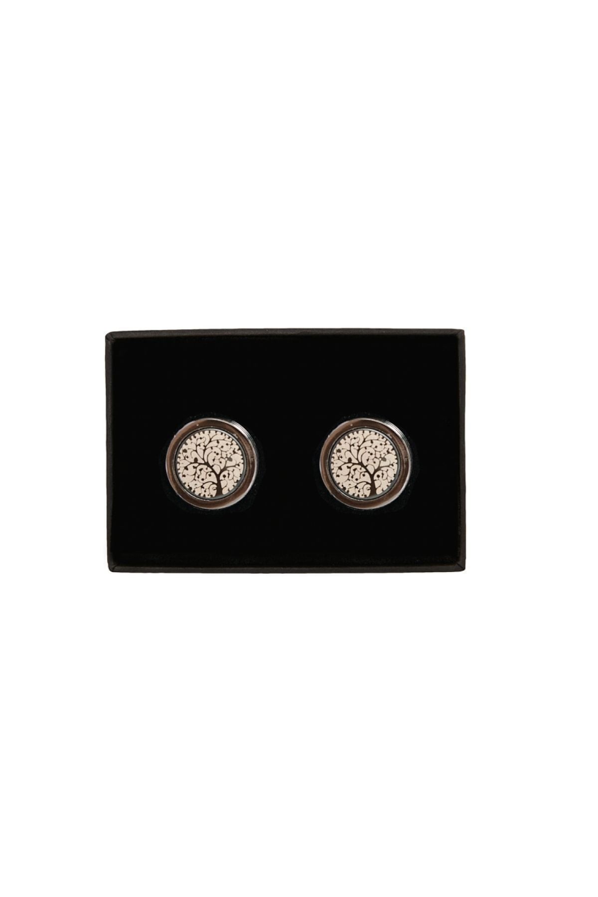 Men's Gray Altınyıldız Classics 100 %Metal Cufflink