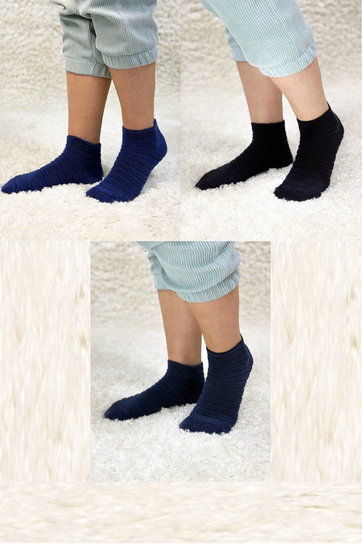 Woman Reverse Towel Thick Booties Socks ARM-24K132001