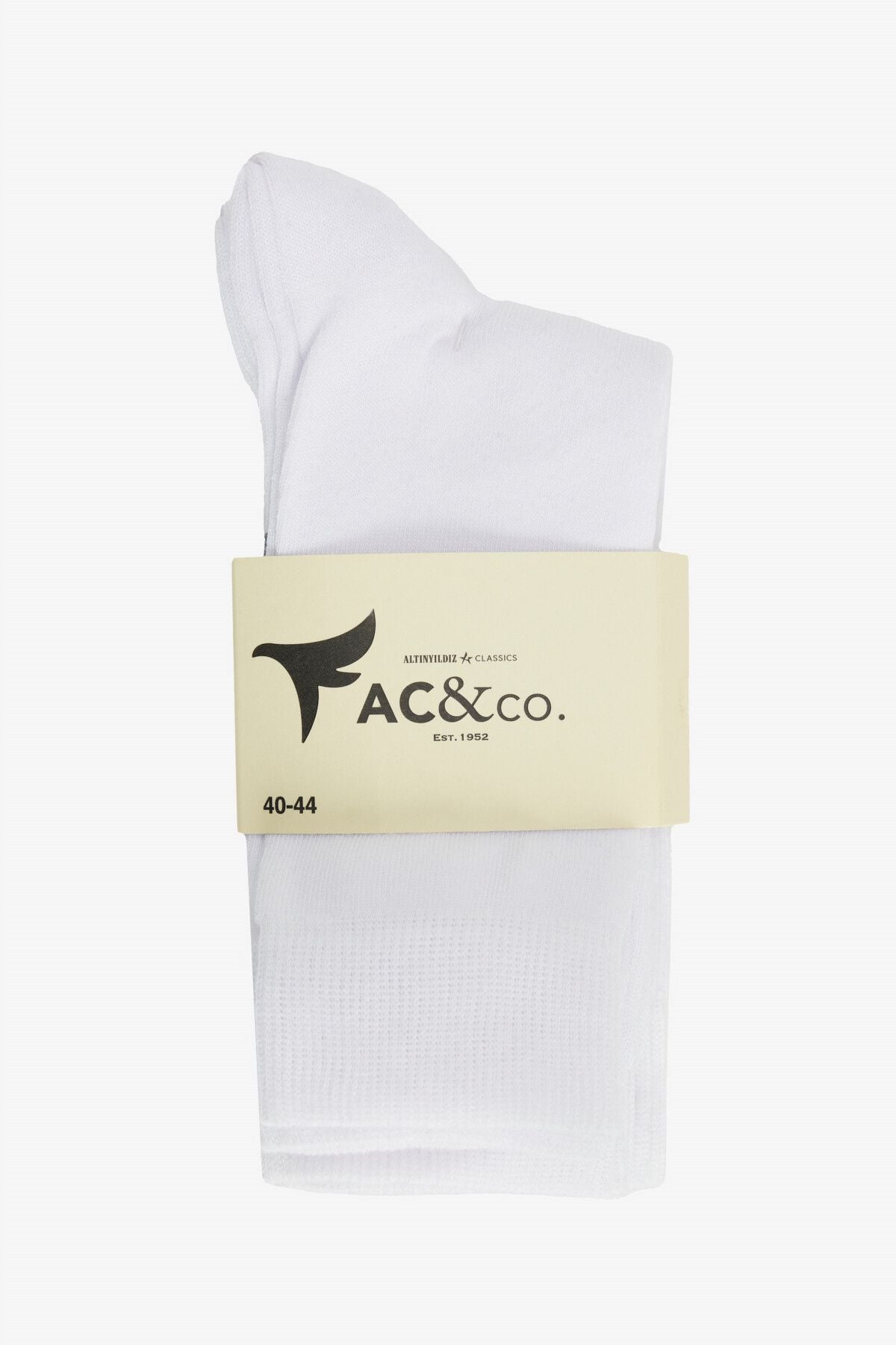 Men's White Cotton 5 Package Society Socks