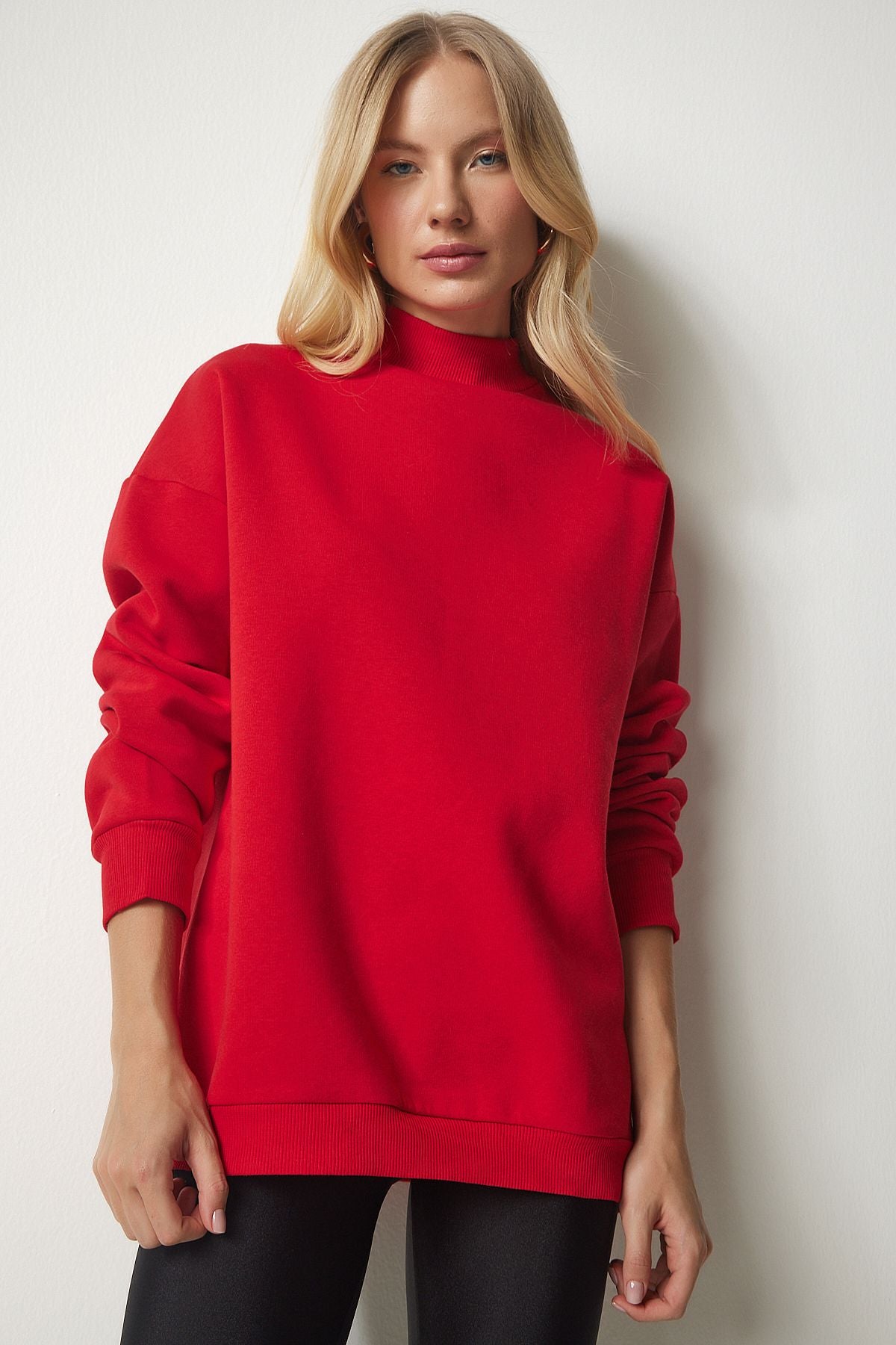 WOMEN RED RED DEGREE BASIC SWEATSHIRT UB00166