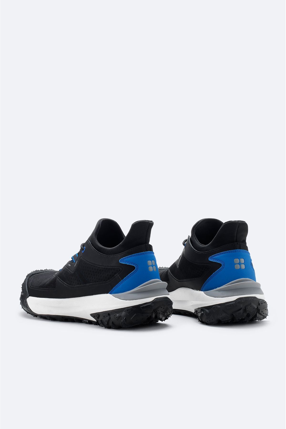 Male Black 100 %Rubber Base Water Protector Sneaker Shoes A42Y8010