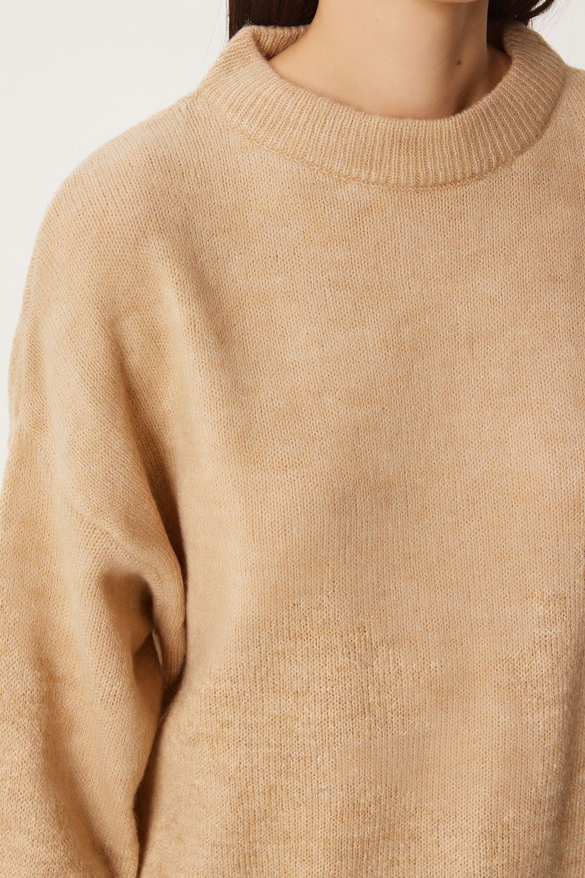 Female Biscuit Oversize Soft Knitwear Sweater FN03336