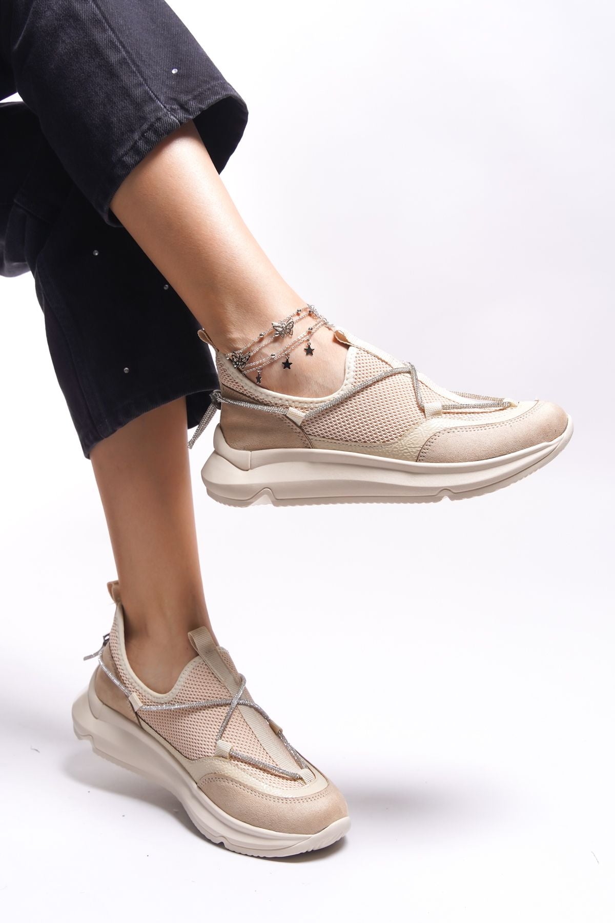 Arennora Woman Sneaker 0012428 Beige