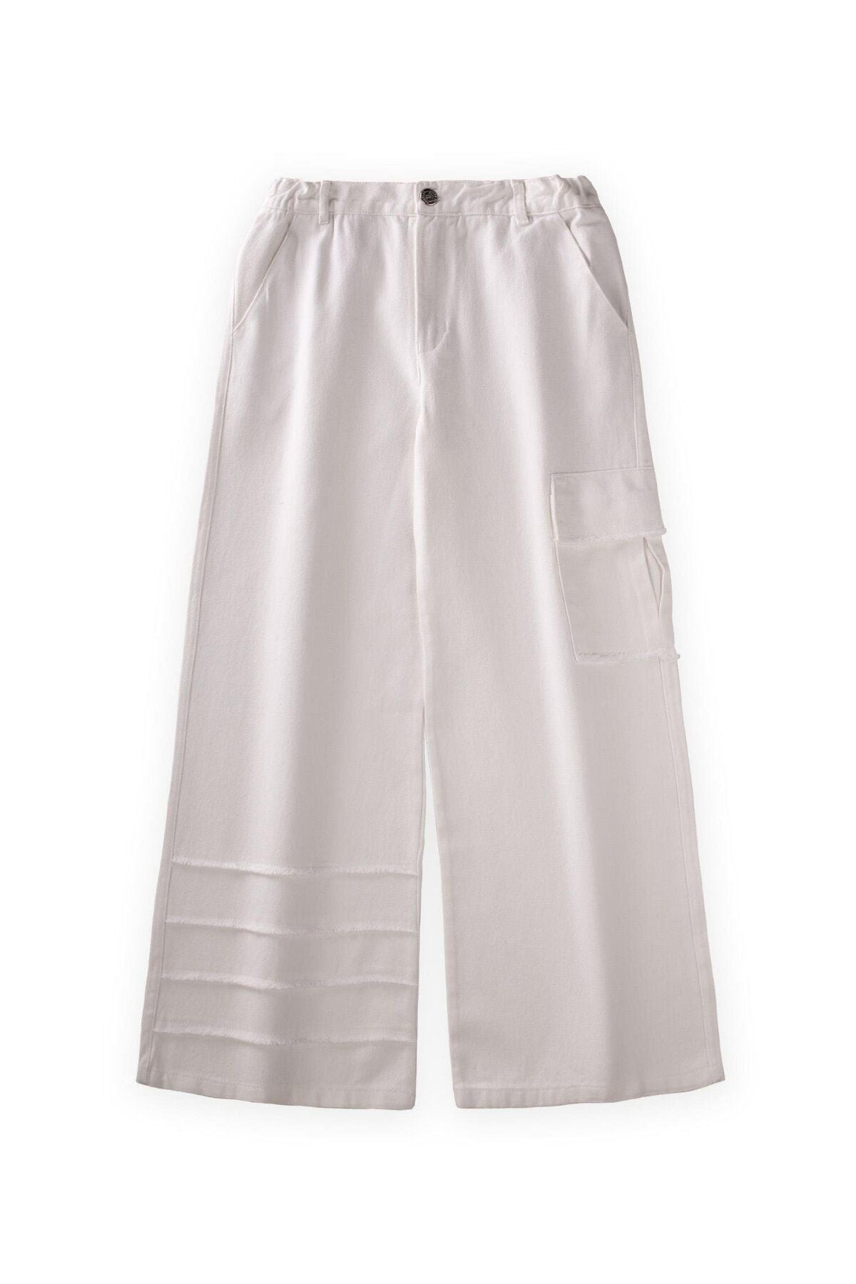 Parts with Side Pocket Trousers 9-14 Age Ecru