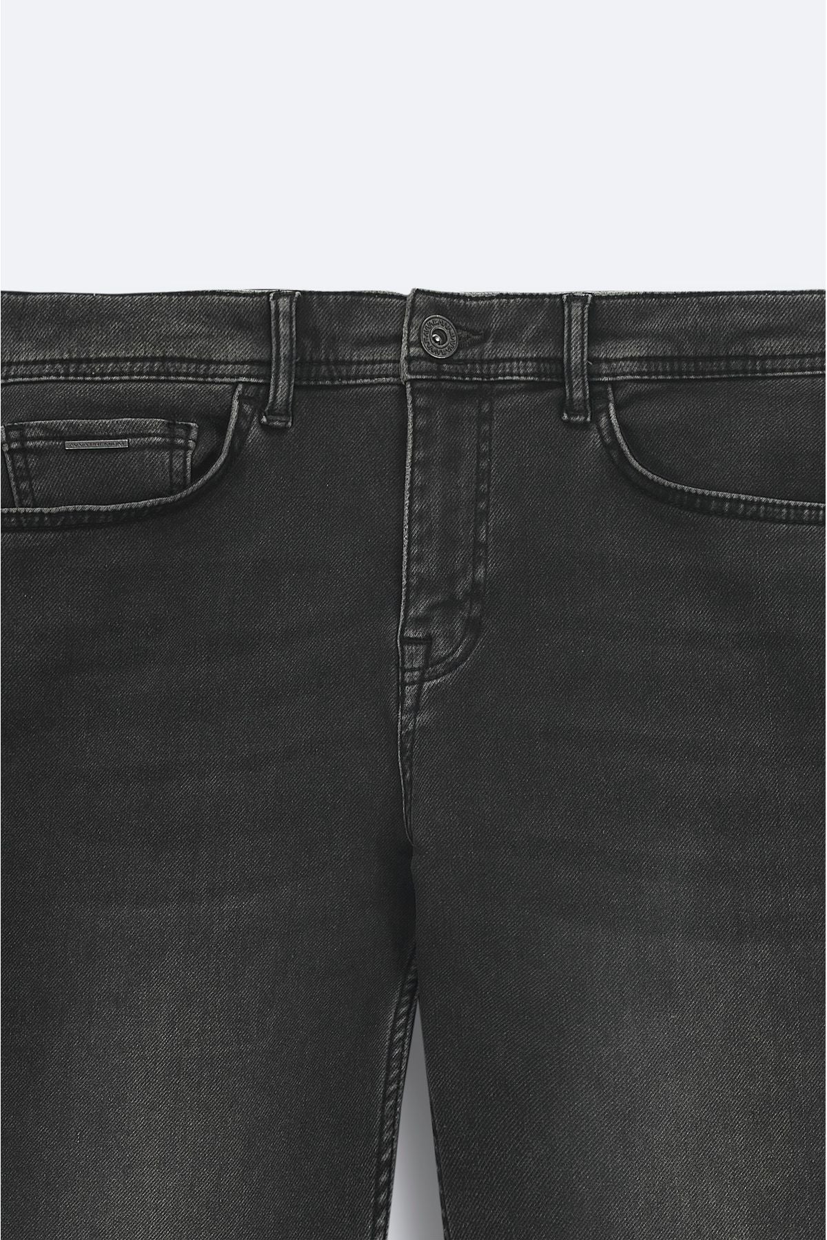Men's Gray Obedness Washing Jean Pants A42y3512