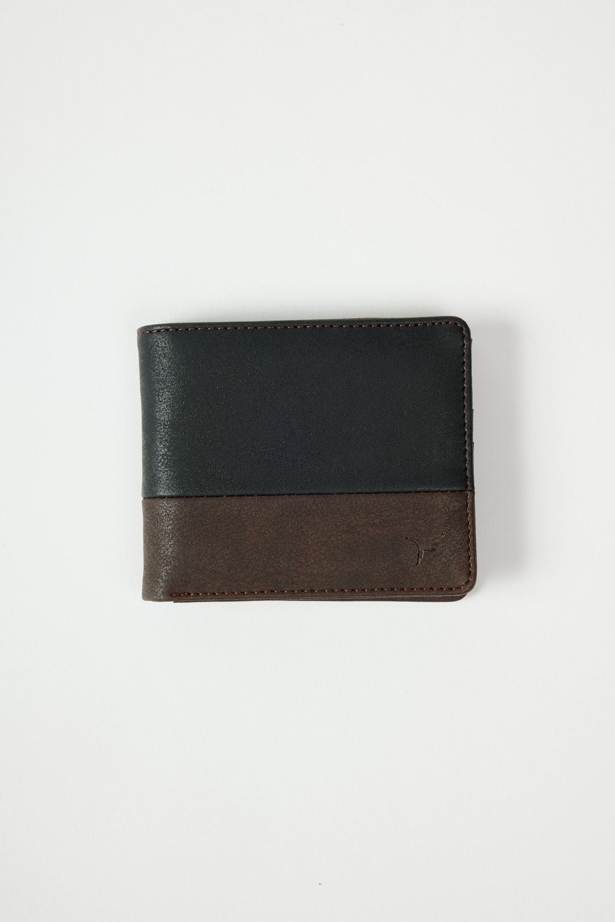 Men's black-brown wallet