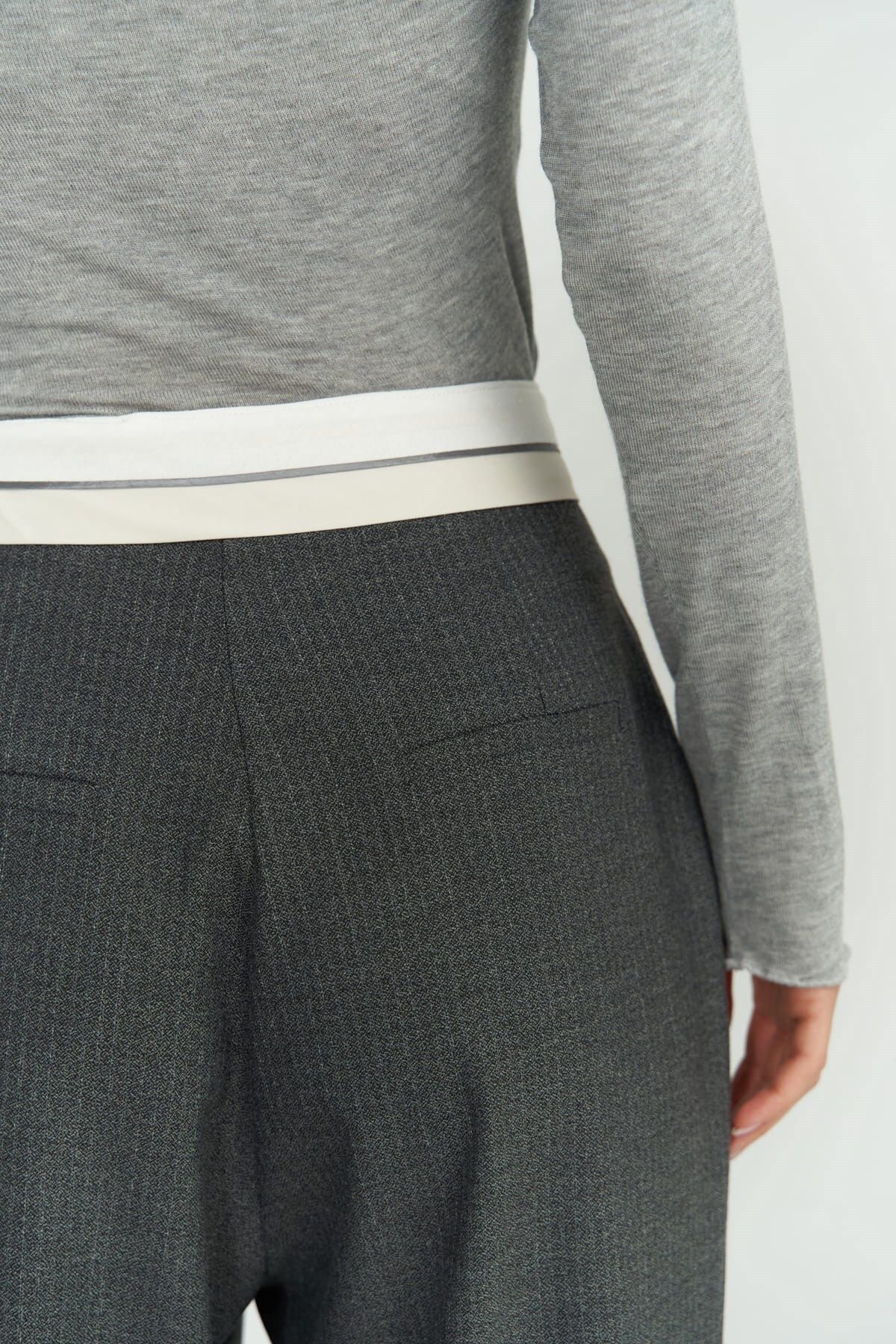 Zelmira Reverse Belt Smoked Pants