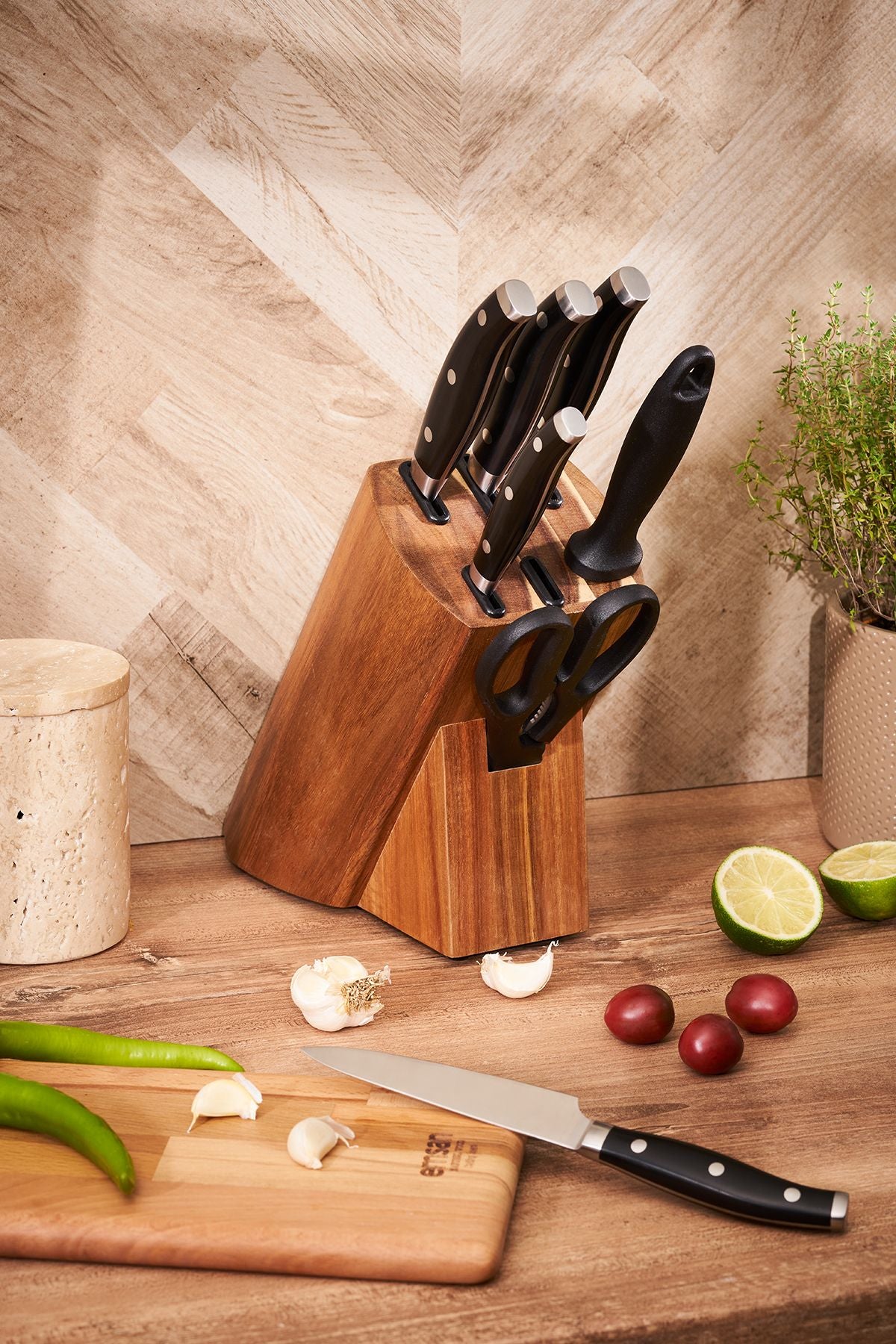 Natural 6 Piece Knife Set