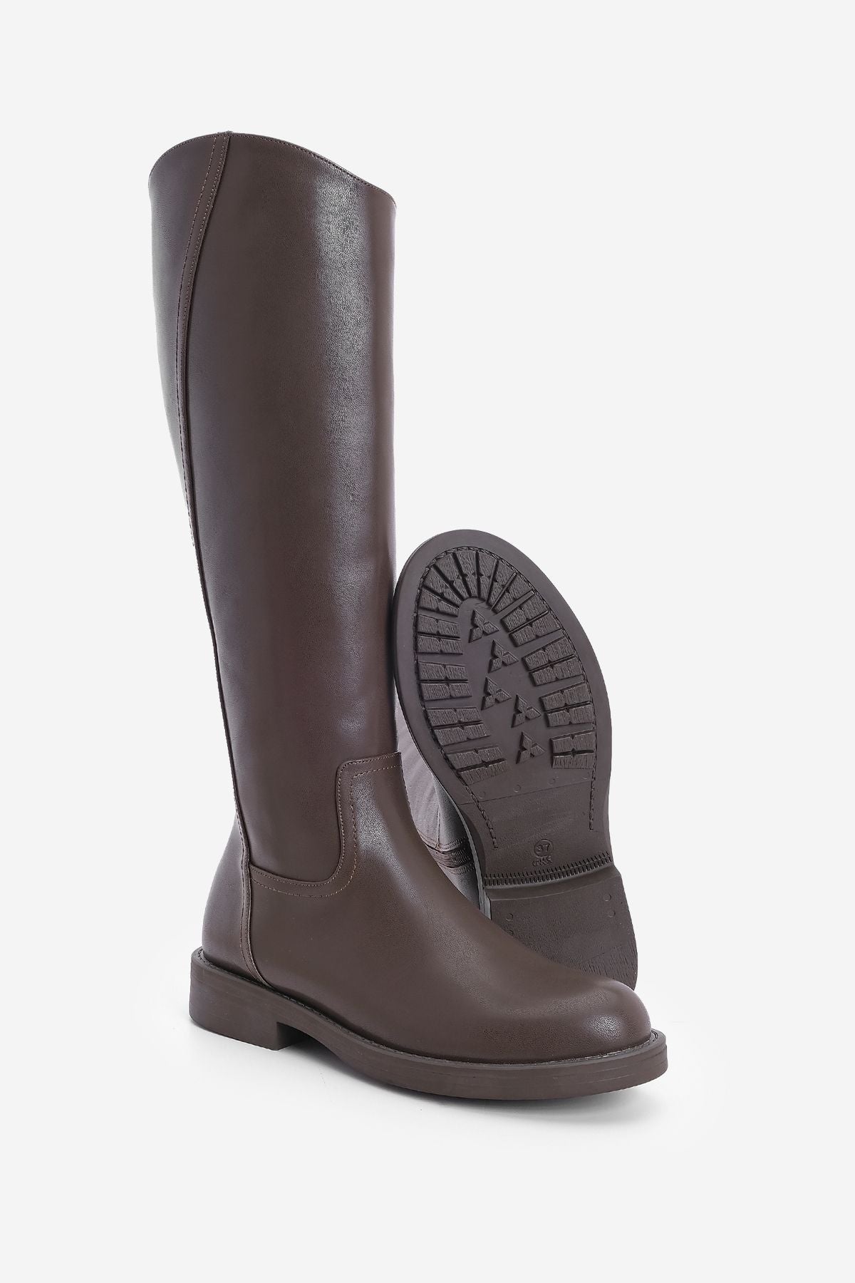 Women's Side Zipper Daily Boots Sirante Coffee