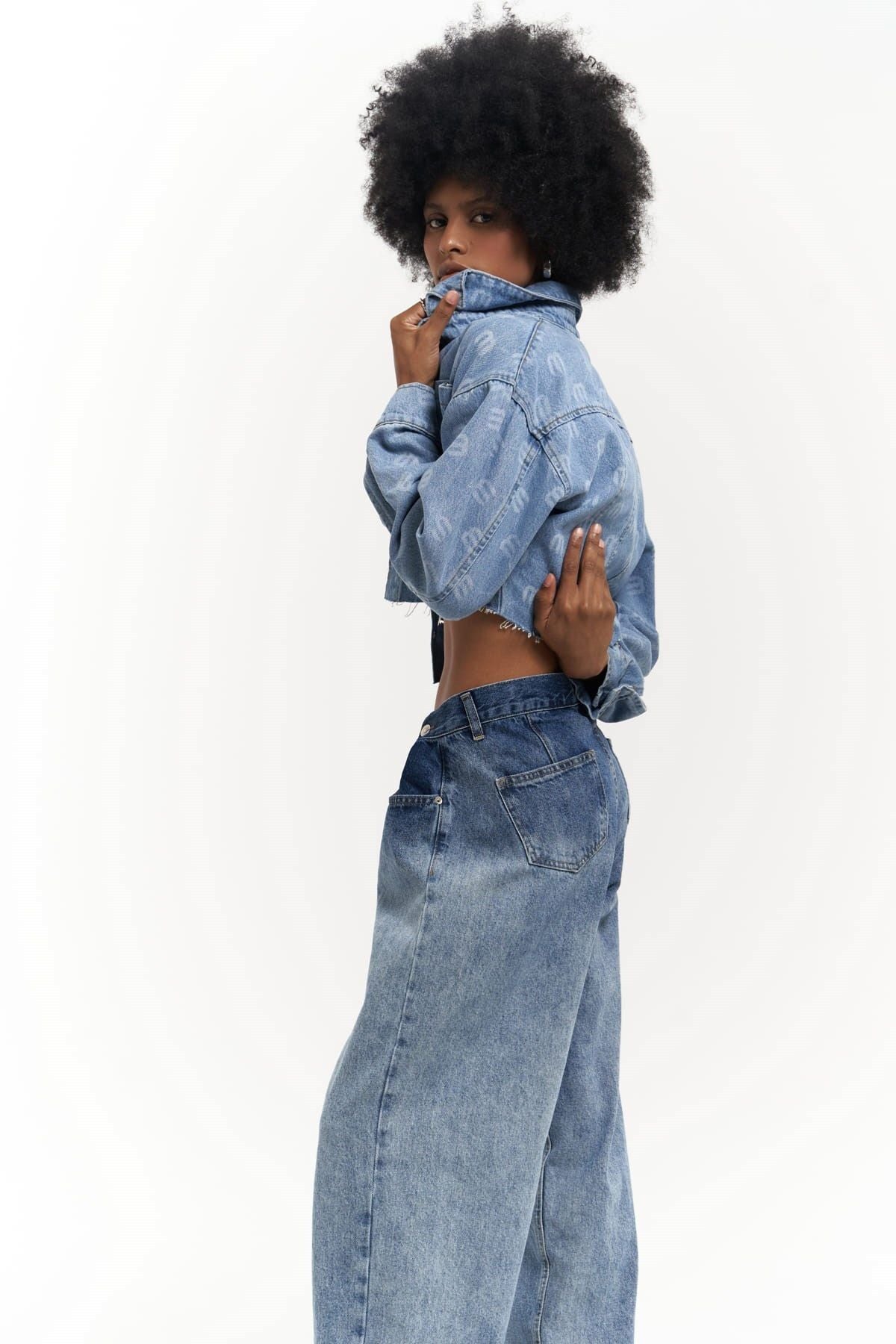 Darcey M Edition Blue Short Jean Jacket
