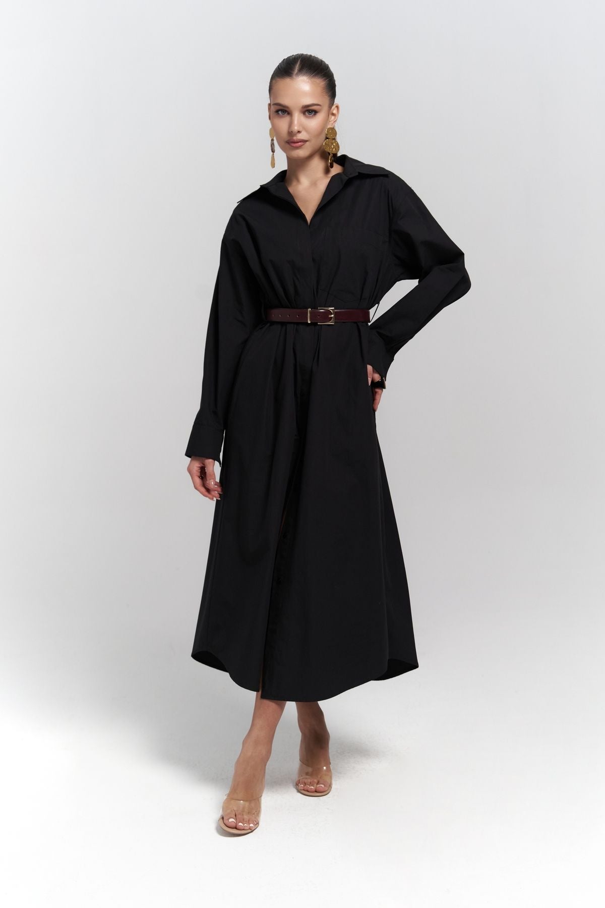 BELSAY TRIENCOTOTO BLACK DRESS