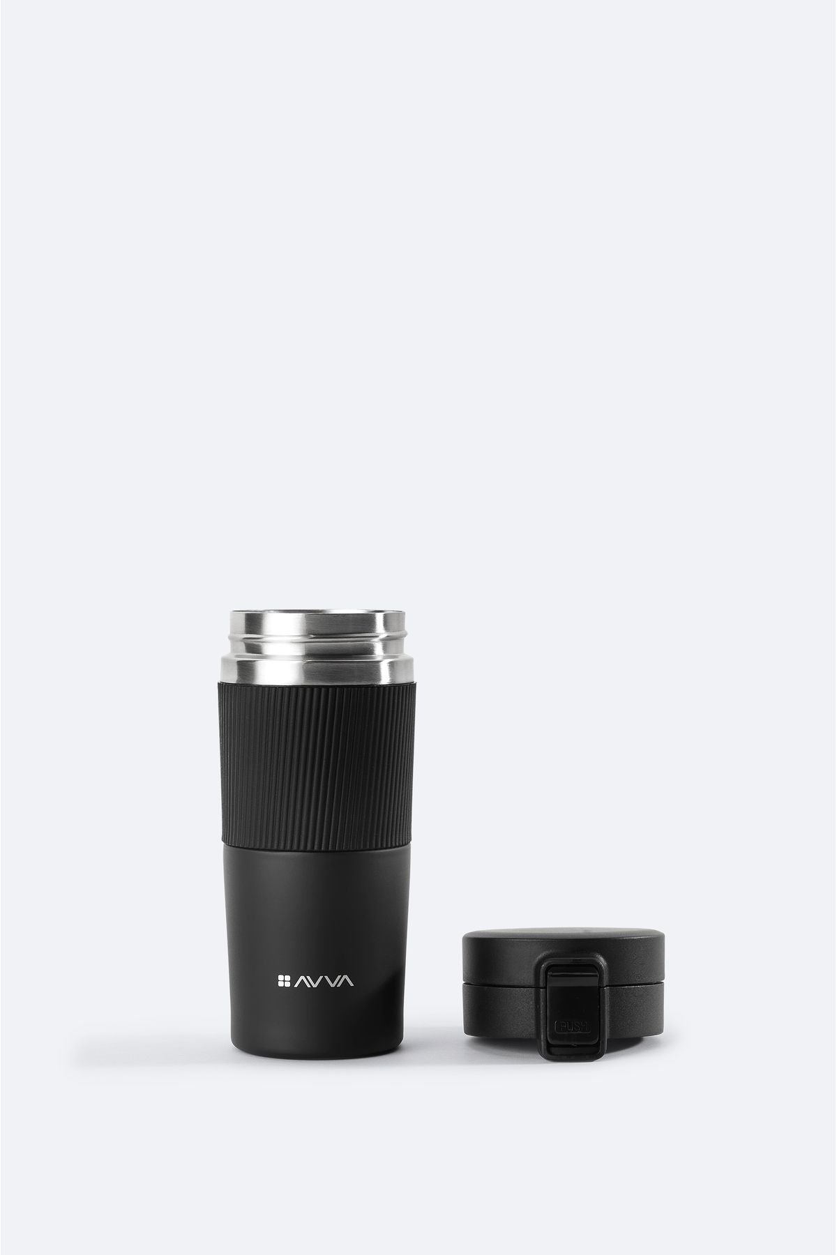 Men's Black Sport Stainless 100 %Steel Thermos 400 ml B009902