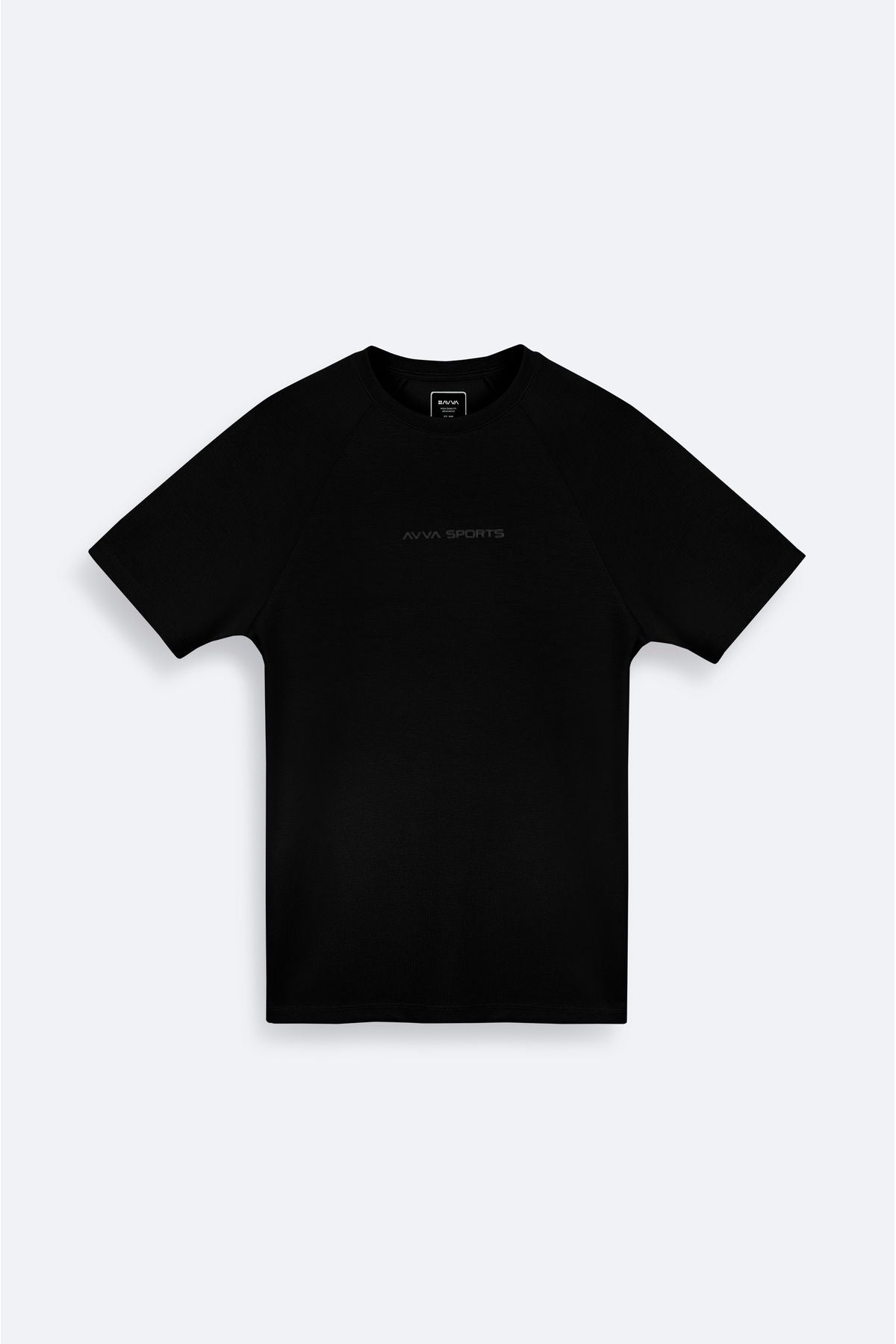 Men's black 100 %cotton bike collar printed T-shirt A41y1168
