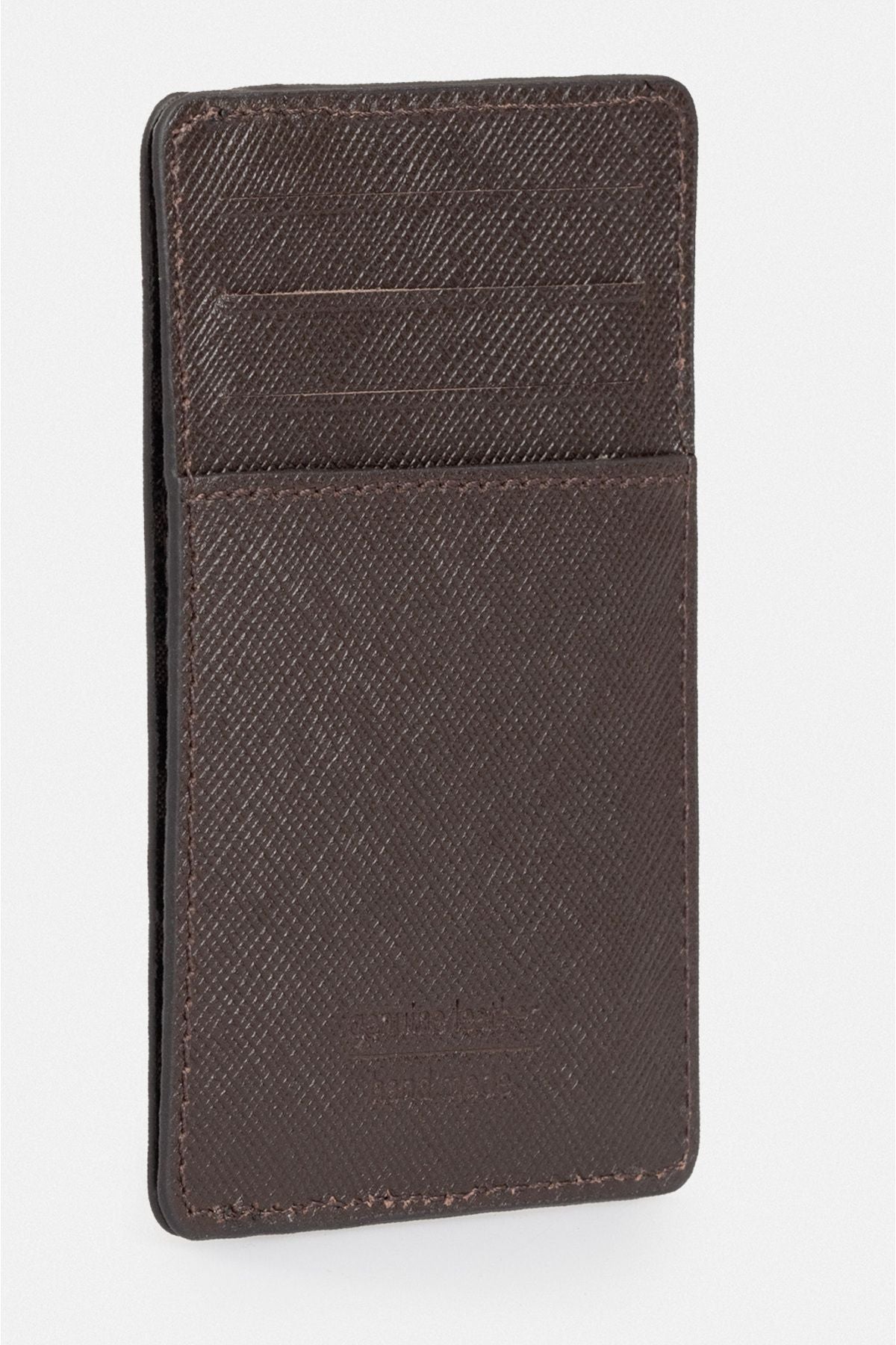 Men's Brown 100 %Leather Gift Boxed Card Holy A31y9551