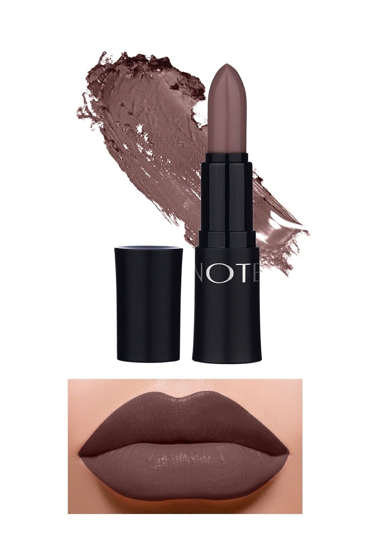 Mattemoist Lipstick Mat Bitişli Ruj 303 Miss Kiss - Koyu Nude