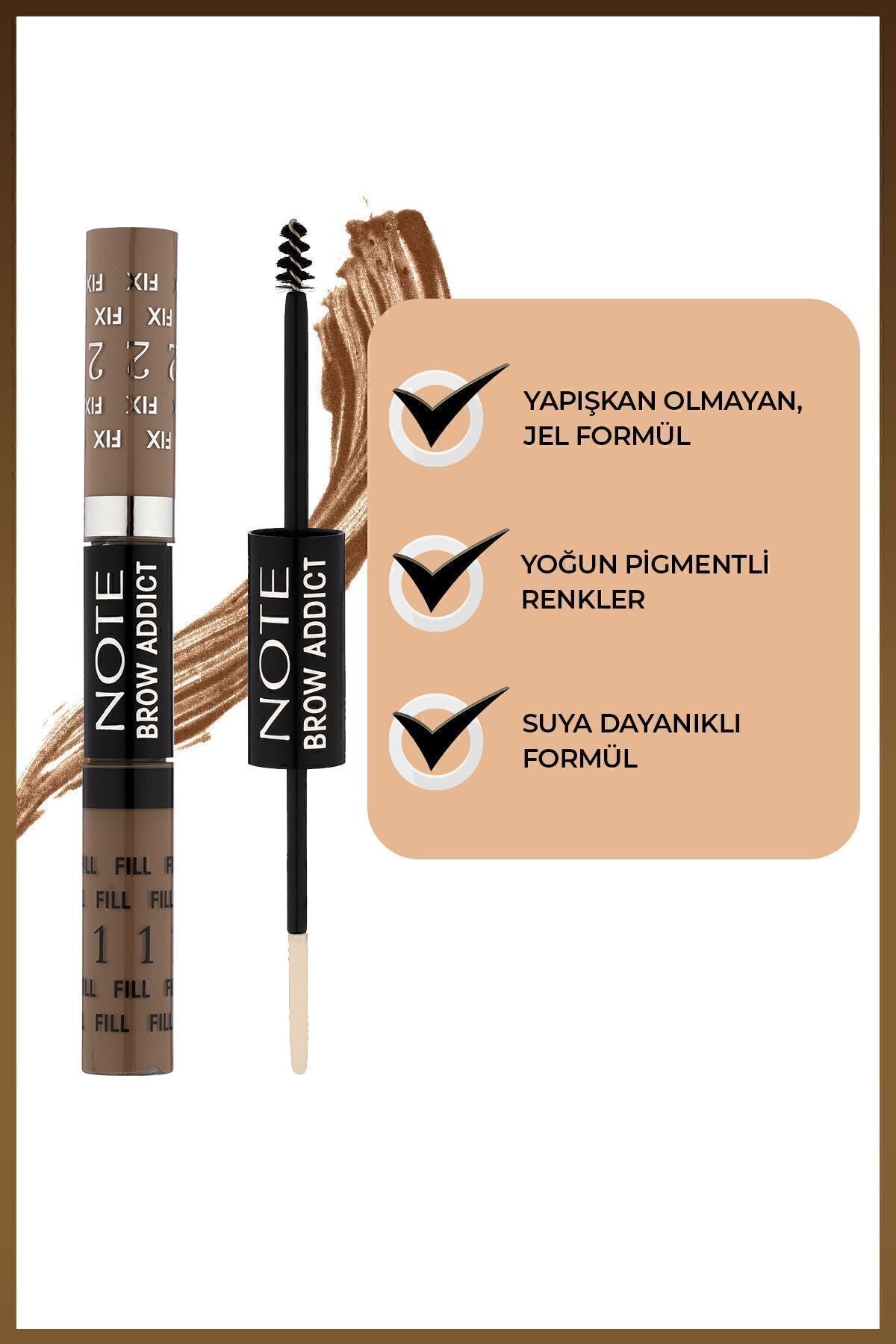 Brow Addict Fix & Fill 01 - Kaş Sharket & Maskarası 2