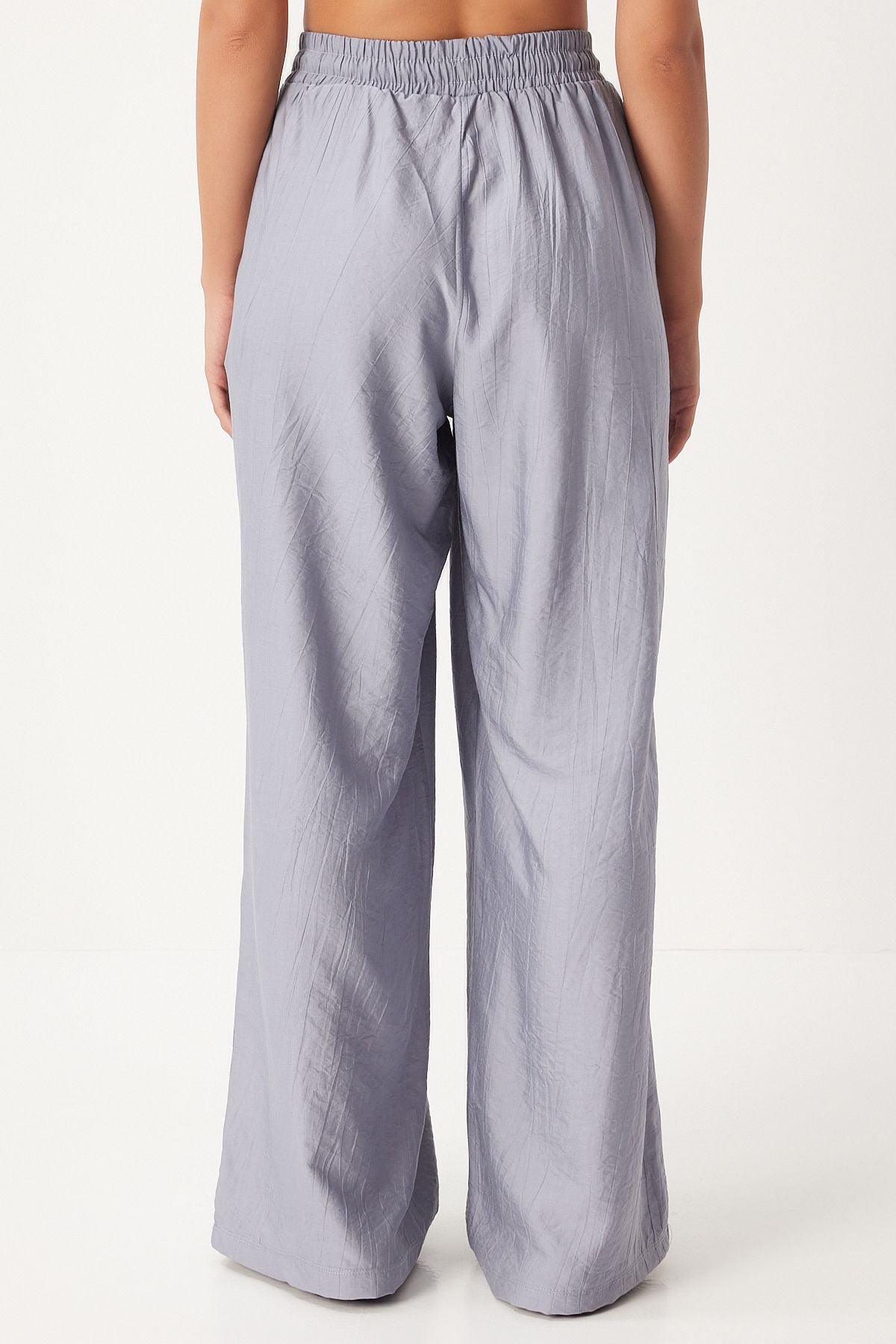 Women's gray plenty of trousers dp00206