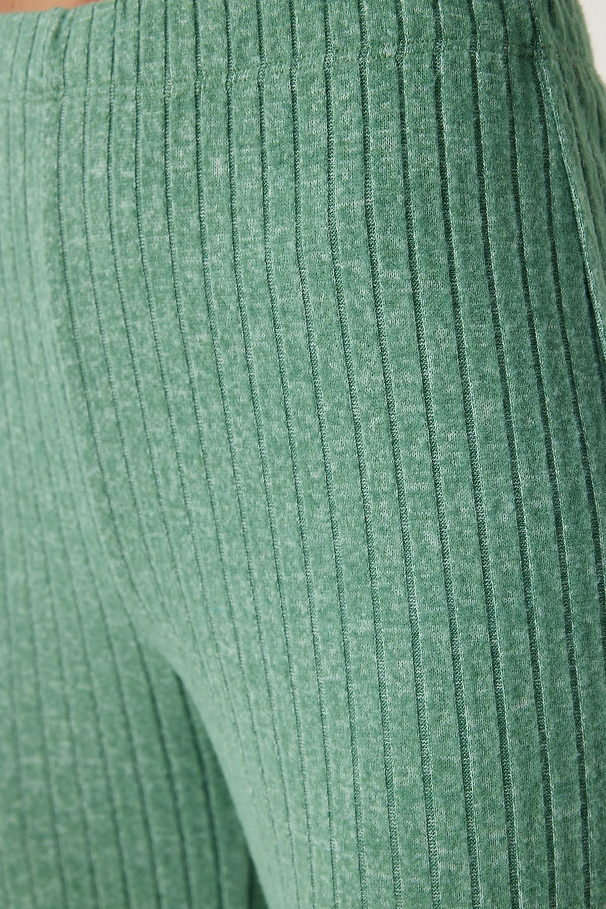 Female Cagla Green Comfortable Wicking Blouse Blouse Pants Set RG00047
