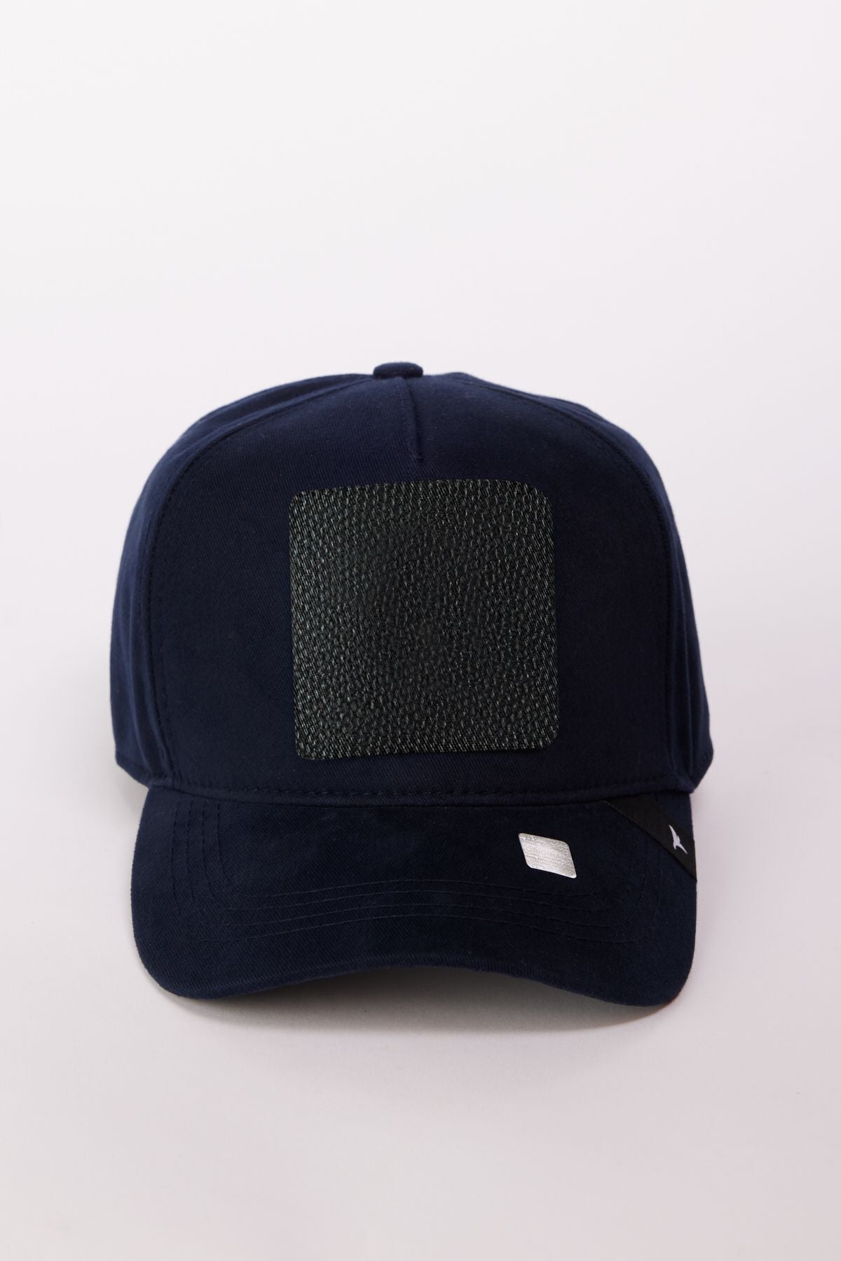 Male Navy Blue 100 %Cotton Changeable Hat with Sticker