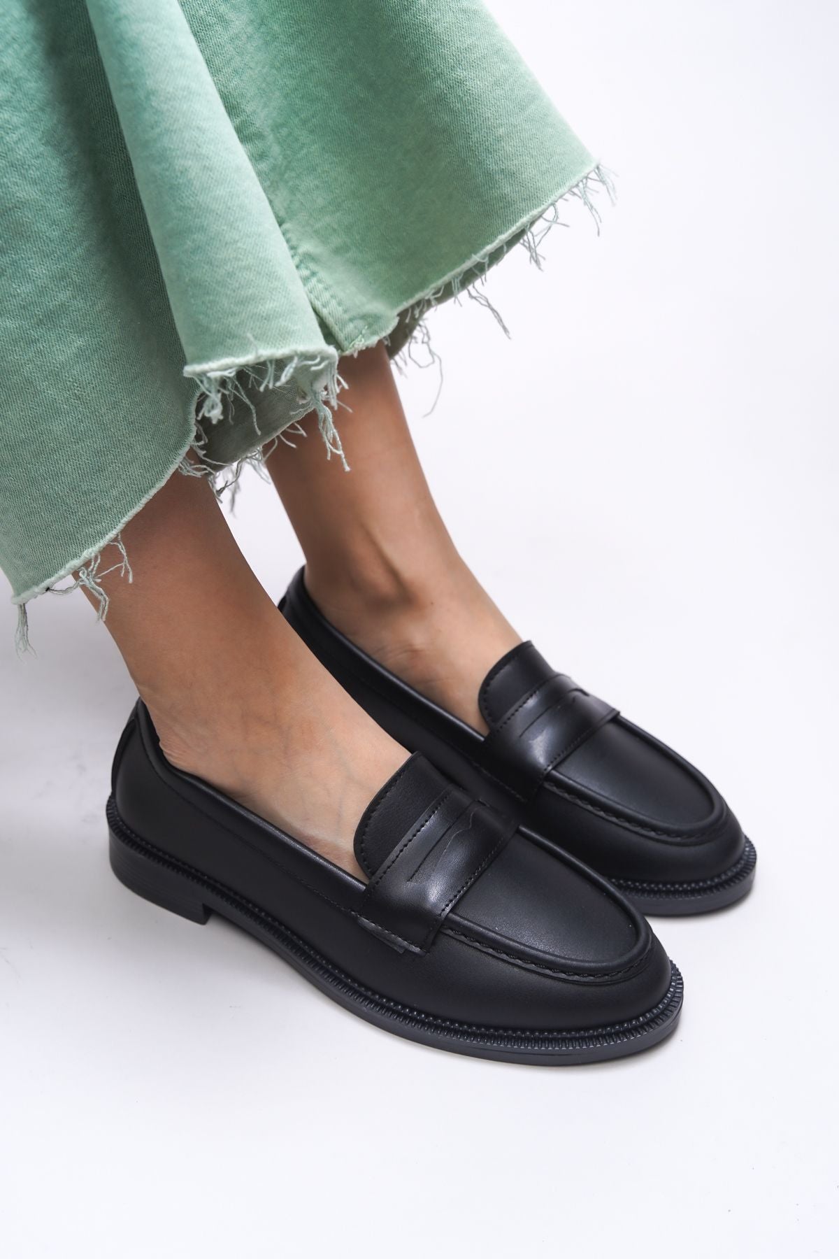 Mylmadia Woman Loafer 0012665 Black Skin