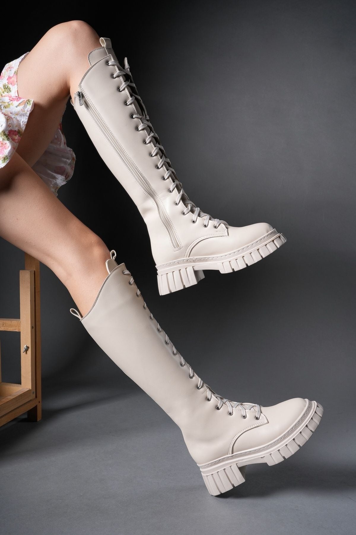 Ringnet Woman Boots 00121401 Beige Skin