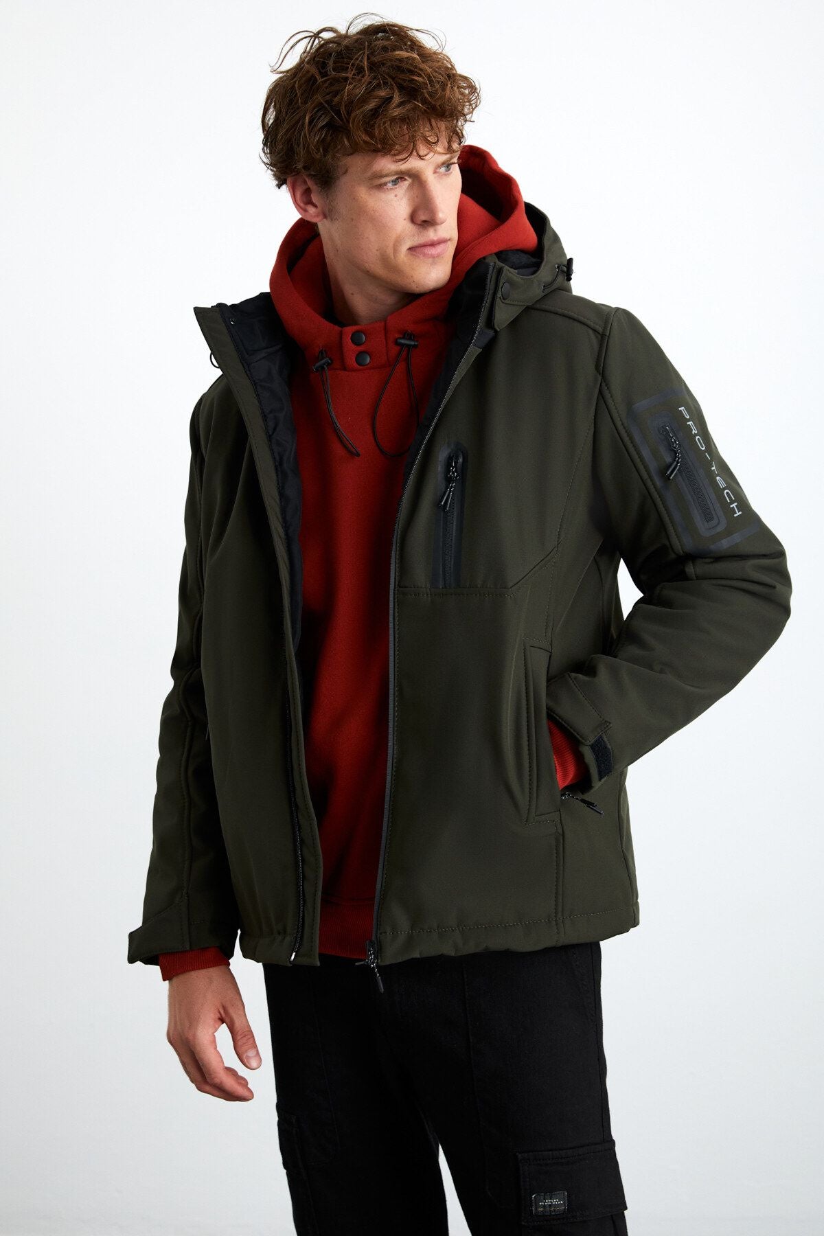 Nyborg Men's Removable Hooded windproof pocket