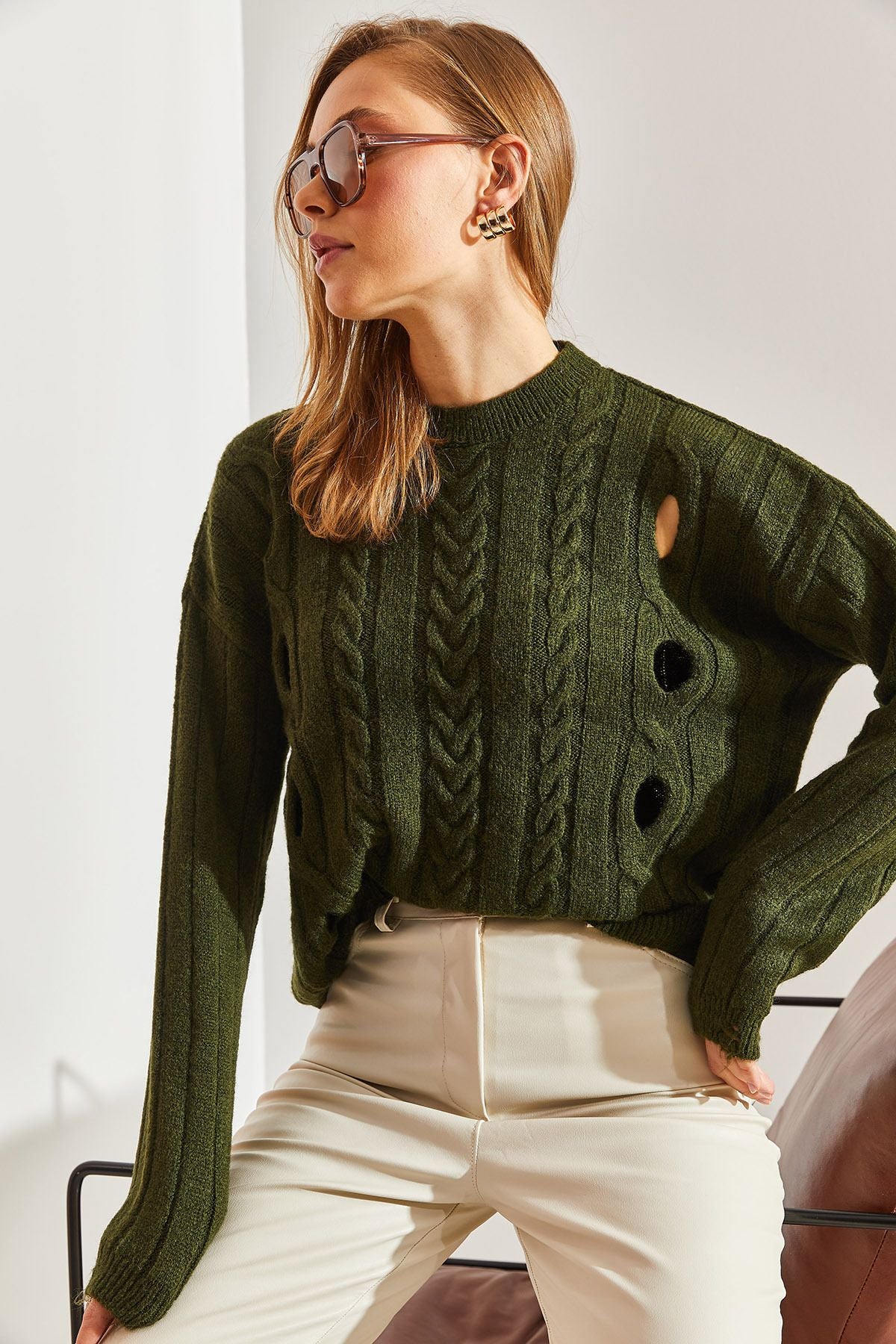 WOMEN'S BRAIN PATTERN PATTERN KNOWING Sweater