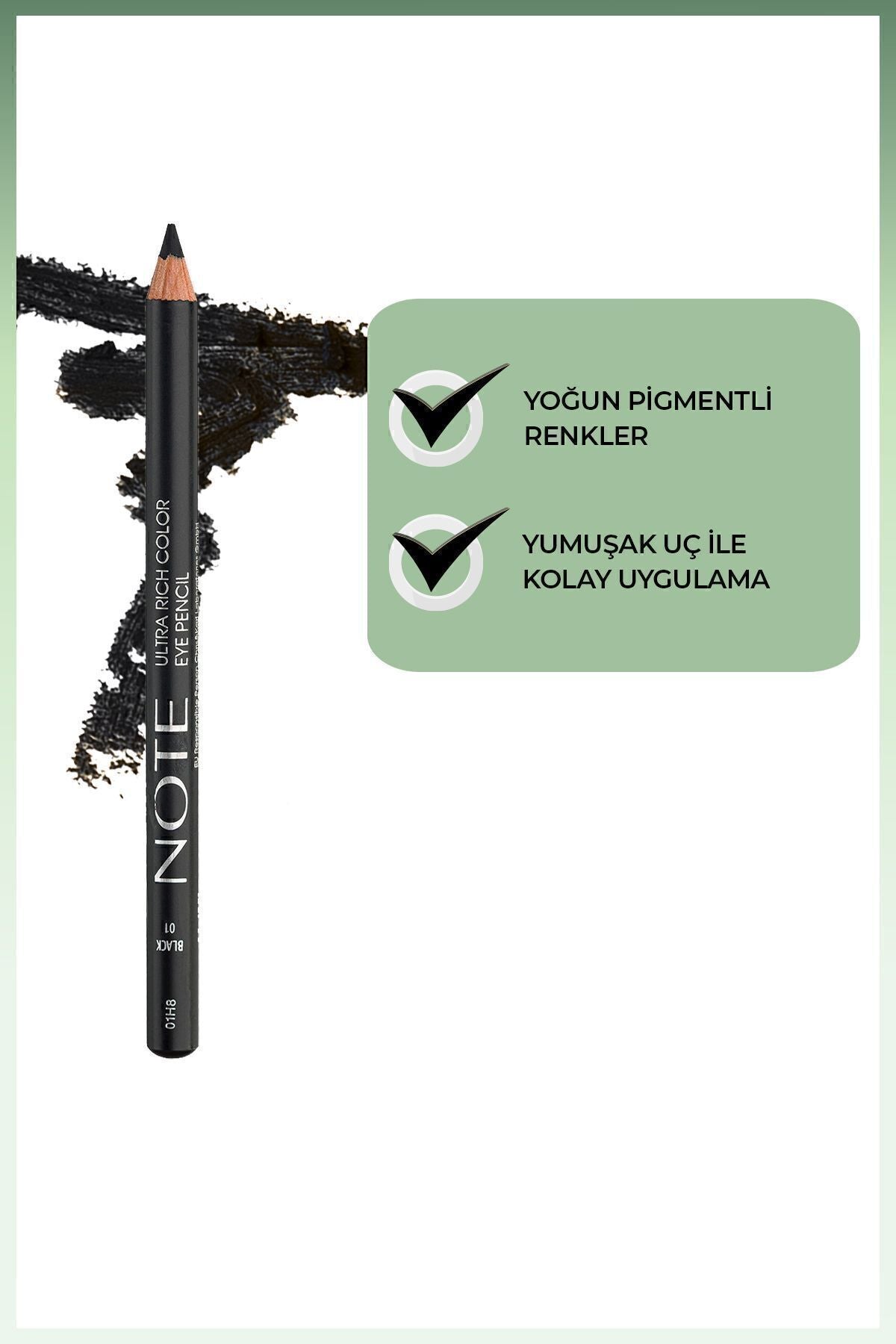 Ultra Rich Color Eye Pench 01 Black - Black