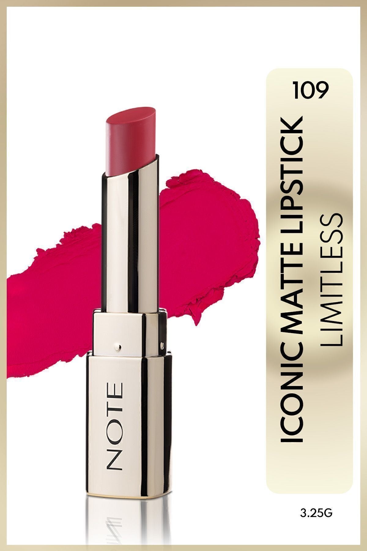 Iconic Matte Lipstick Kalıcı Mat Ruj 109 Limitless - Pembe