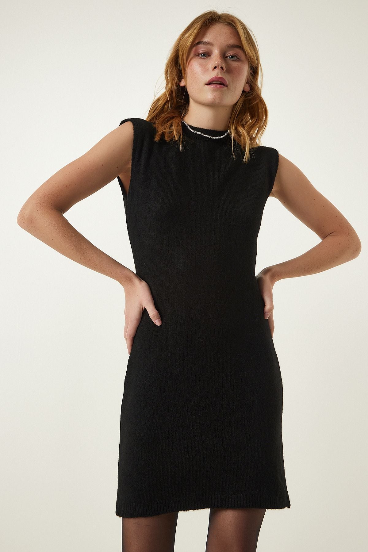 Woman Black Mini Tiko Dress YY00198