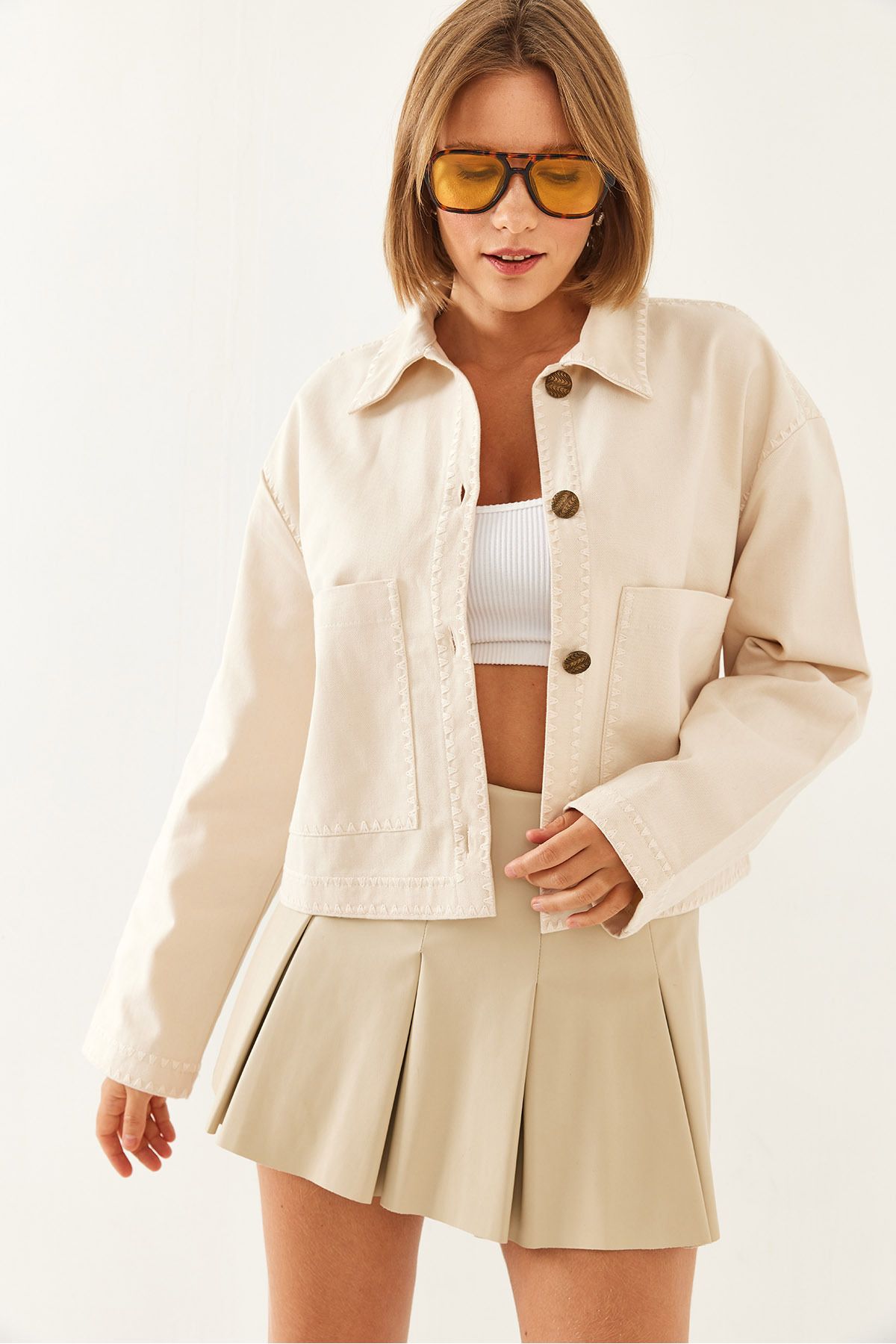 Female embroidered jacket MBMS025 60501025