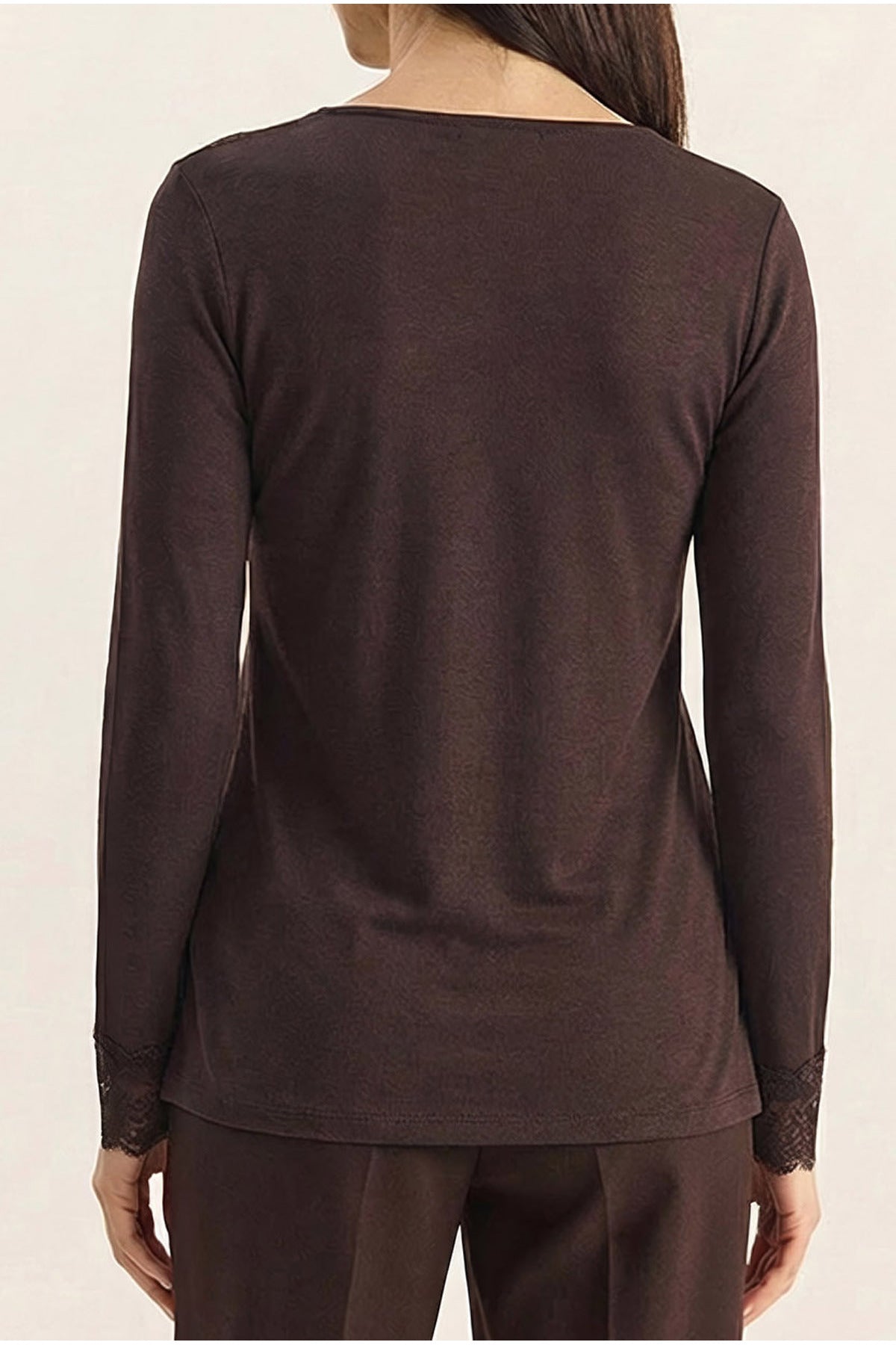 Women's V-Neck Lace Viscose Blouse 1041 60283944