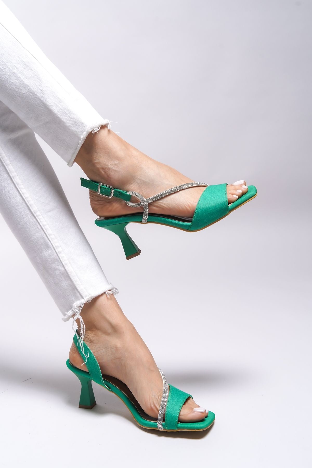 Rignyrth Woman Heels Sandals 001288 Green