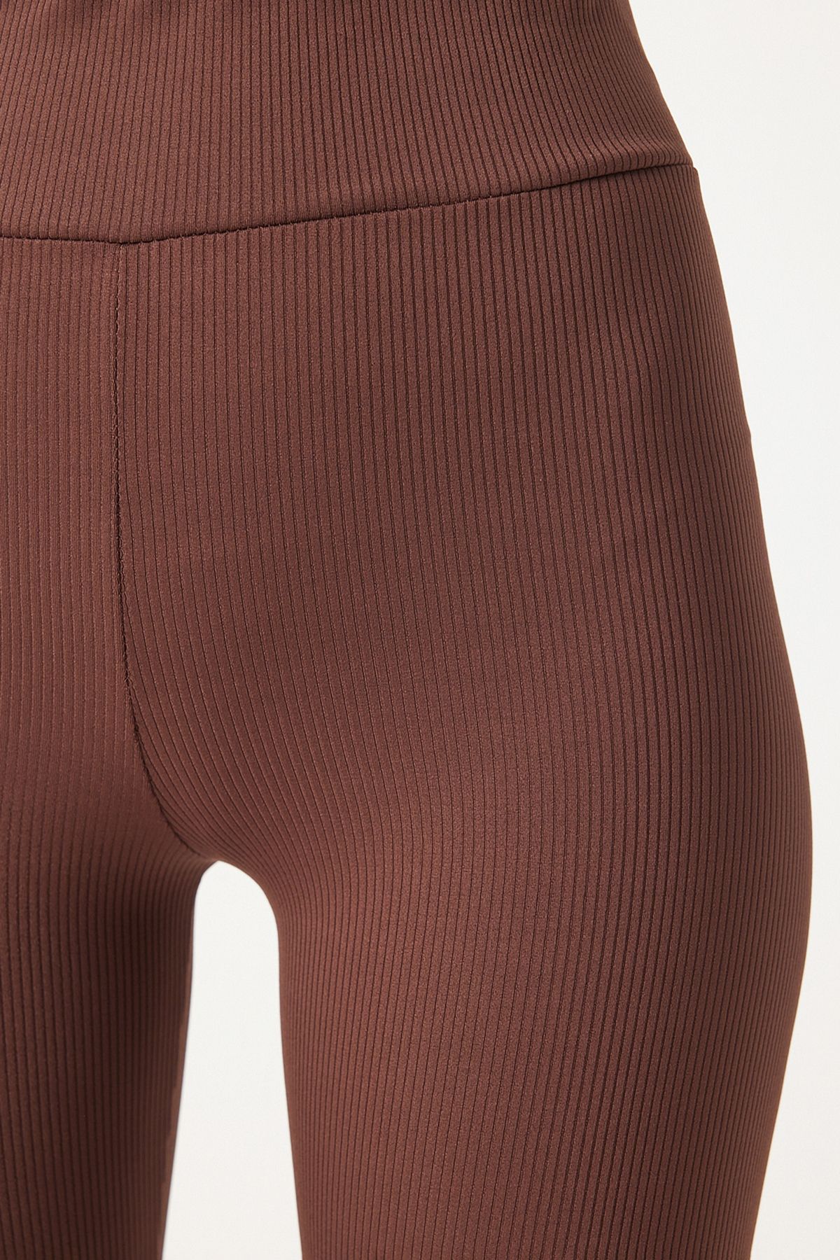 Female Chocolate High Waist Wick Knitting Tights ZV00208