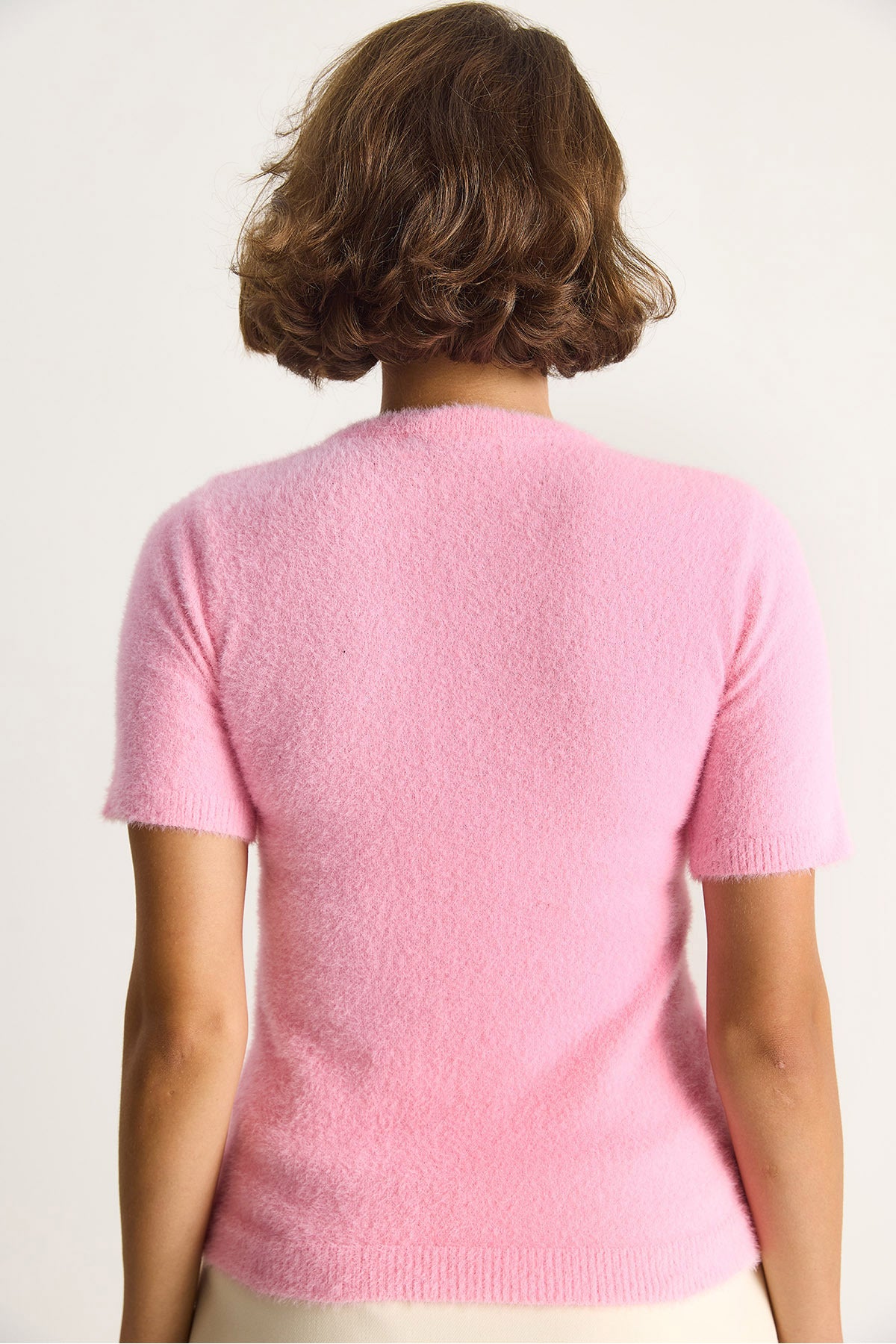 Women's Bow Button Detailed Soft Textured Knitwear Cardigan w25033 60284078