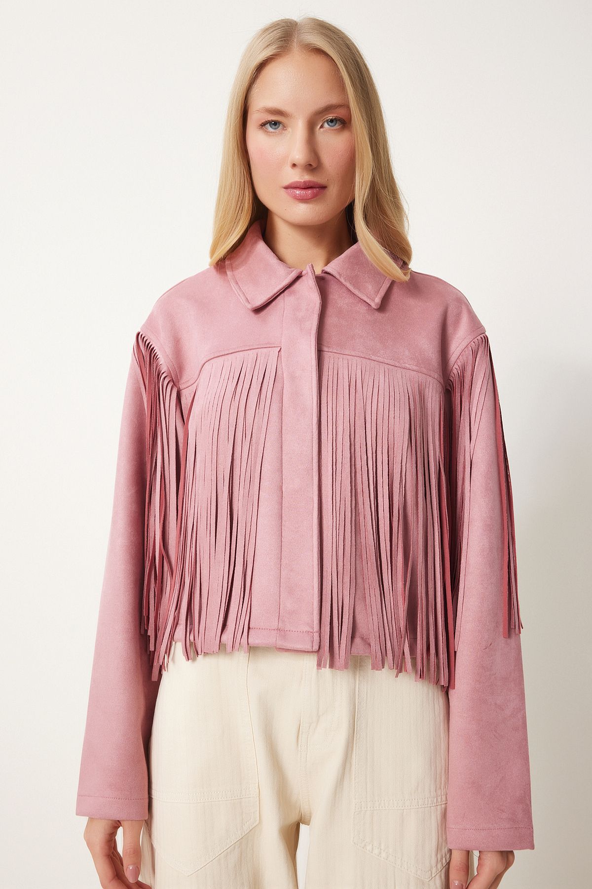 WOMEN'S ROSE DRY SHIRT GRASTER SUET SUET JACKET DP00222