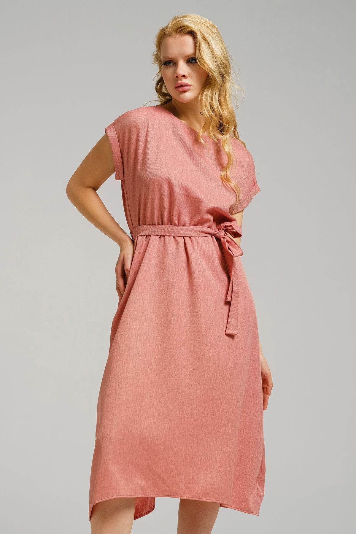 WOMEN'S ROSE DRY WALL WALL TIPTED DRESS ARM-23Y001106