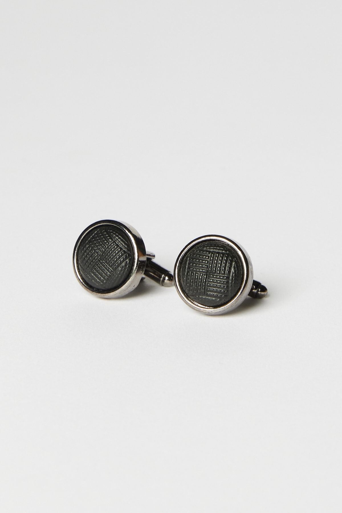 Men's black-gray metal special gift box boxed cufflink