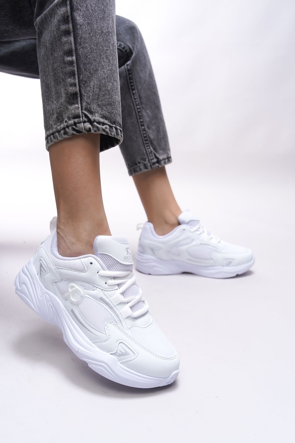 Niknaith Unisex Sneaker 0012725 White